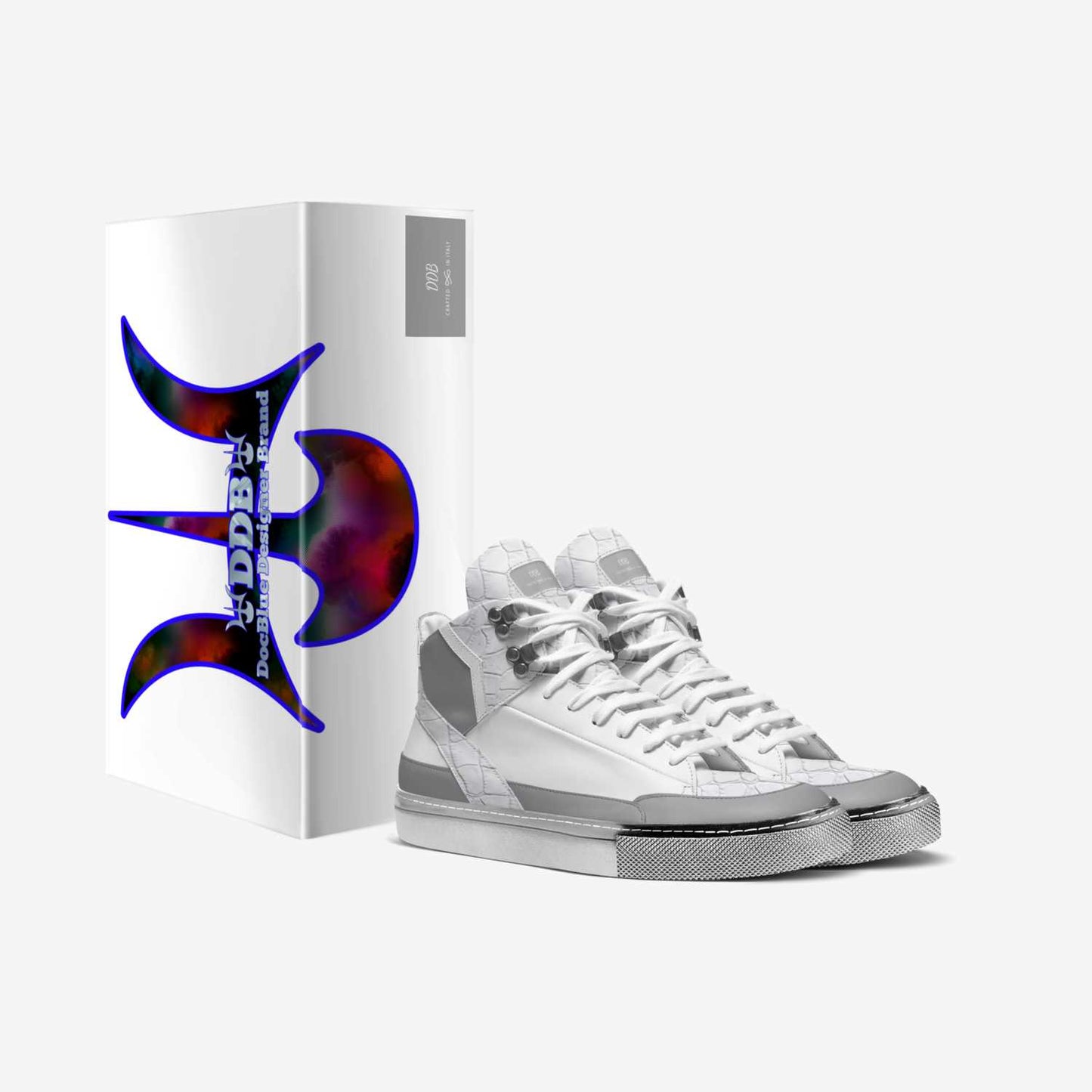 DDB Eclectic High Tops 03, by DocBlue Designer Brand