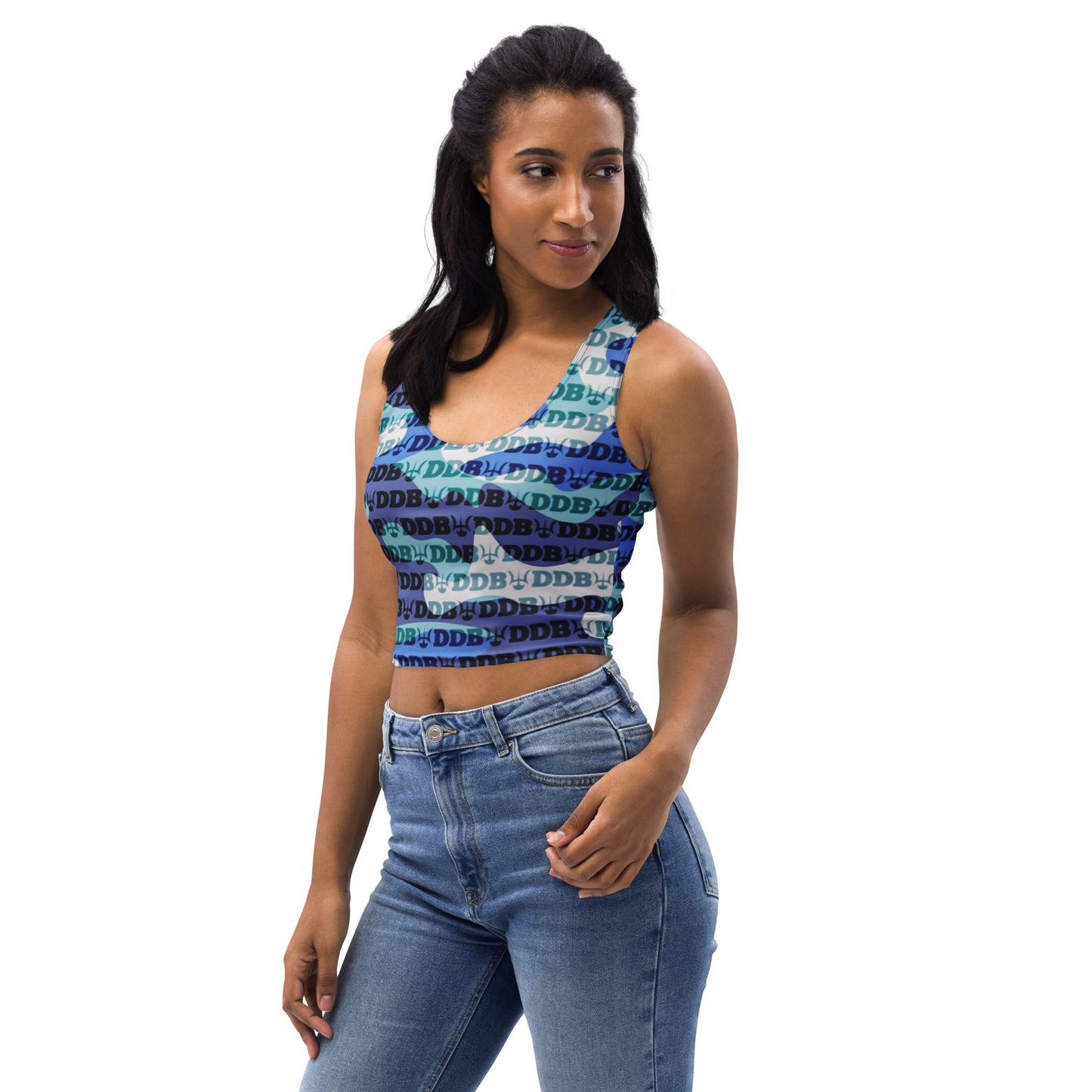 DDB Cammo Crop Top 010, by DocBlue Designer Brand