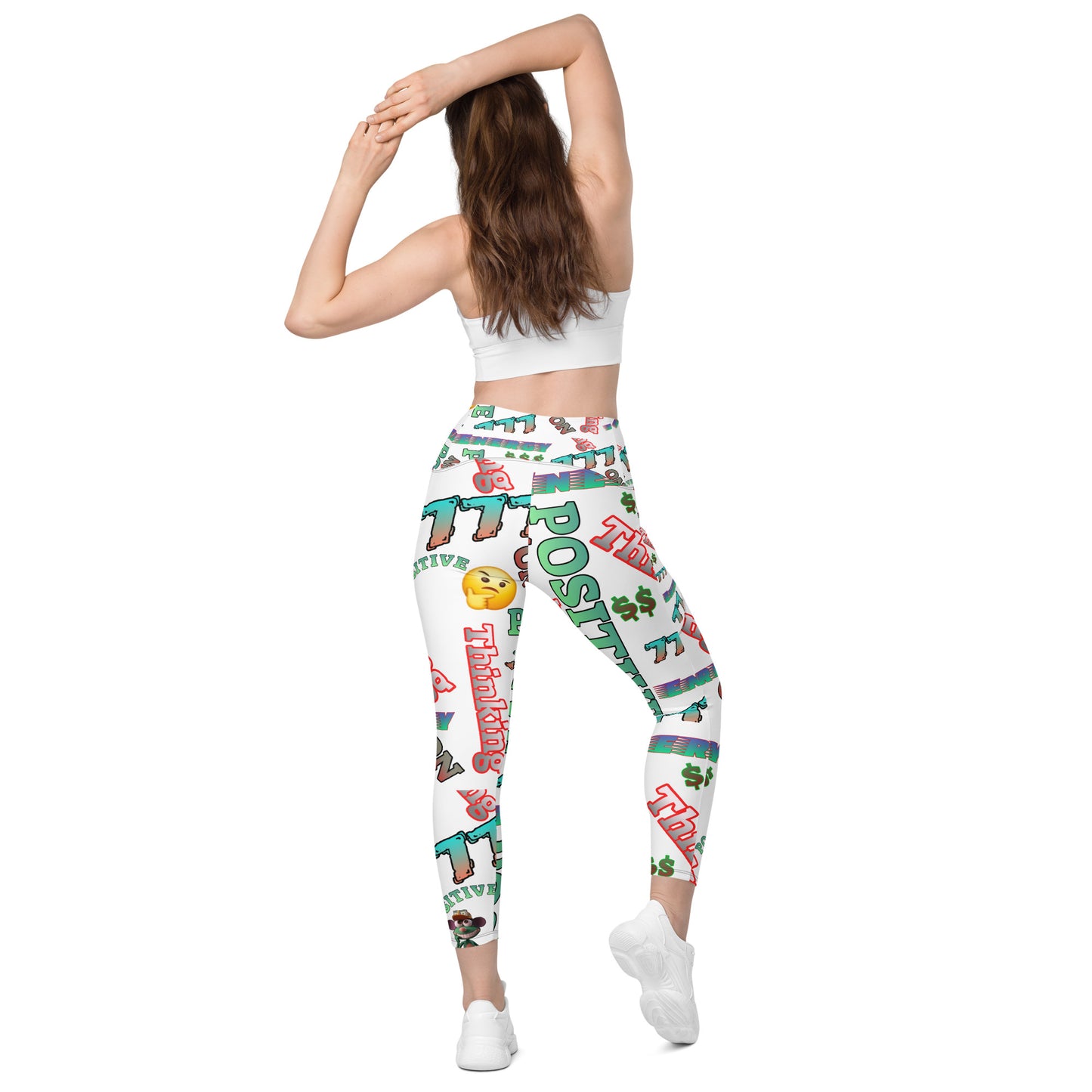 DDB Positive Energy Leggings with pockets 010, by DocBlue Designer