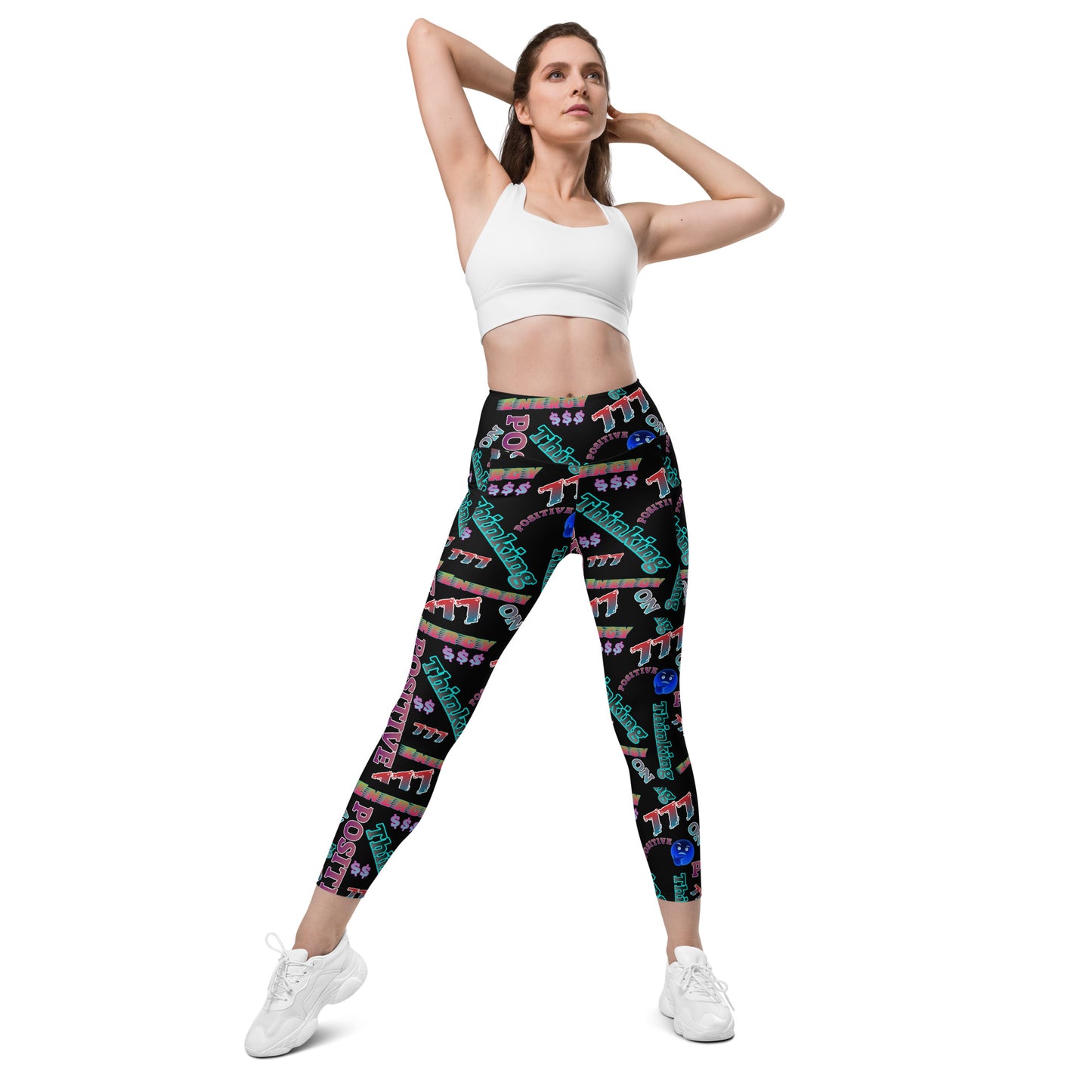 DDB Positive Energy Leggings with pockets 011, by DocBlue Designer Brand