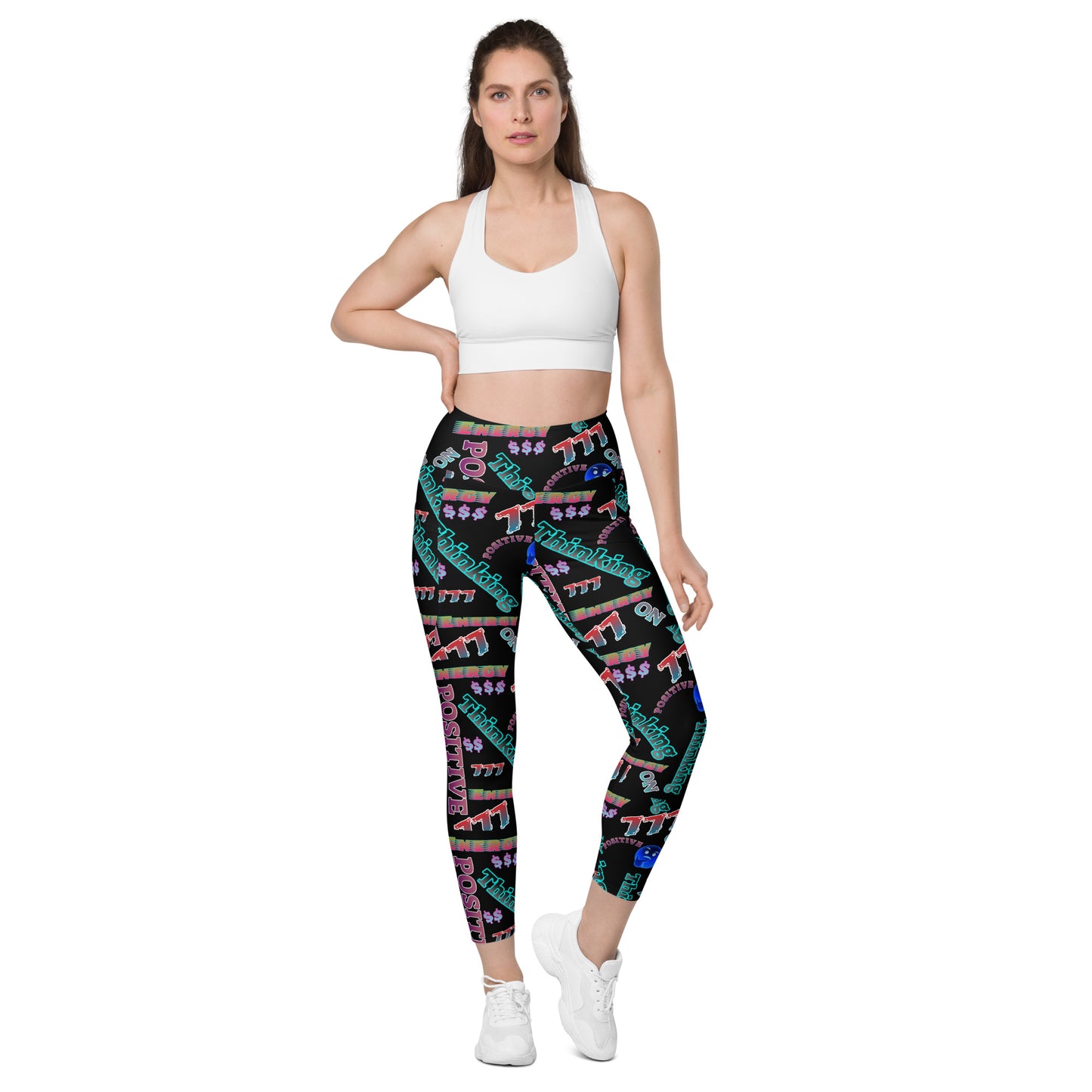 DDB Positive Energy Leggings with pockets 011, by DocBlue Designer Brand