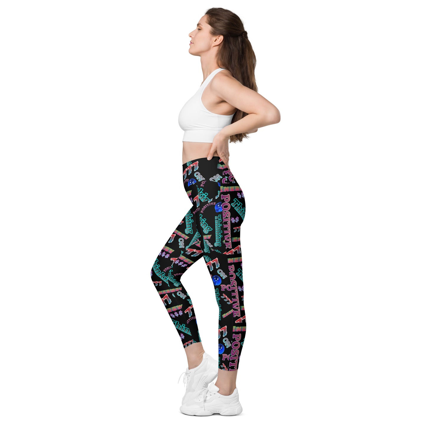 DDB Positive Energy Leggings with pockets 011, by DocBlue Designer Brand