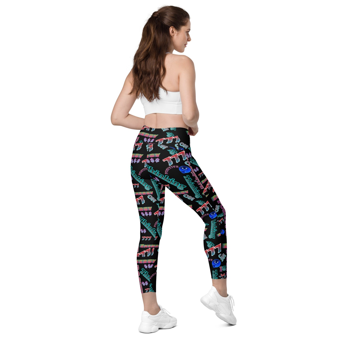 DDB Positive Energy Leggings with pockets 011, by DocBlue Designer Brand