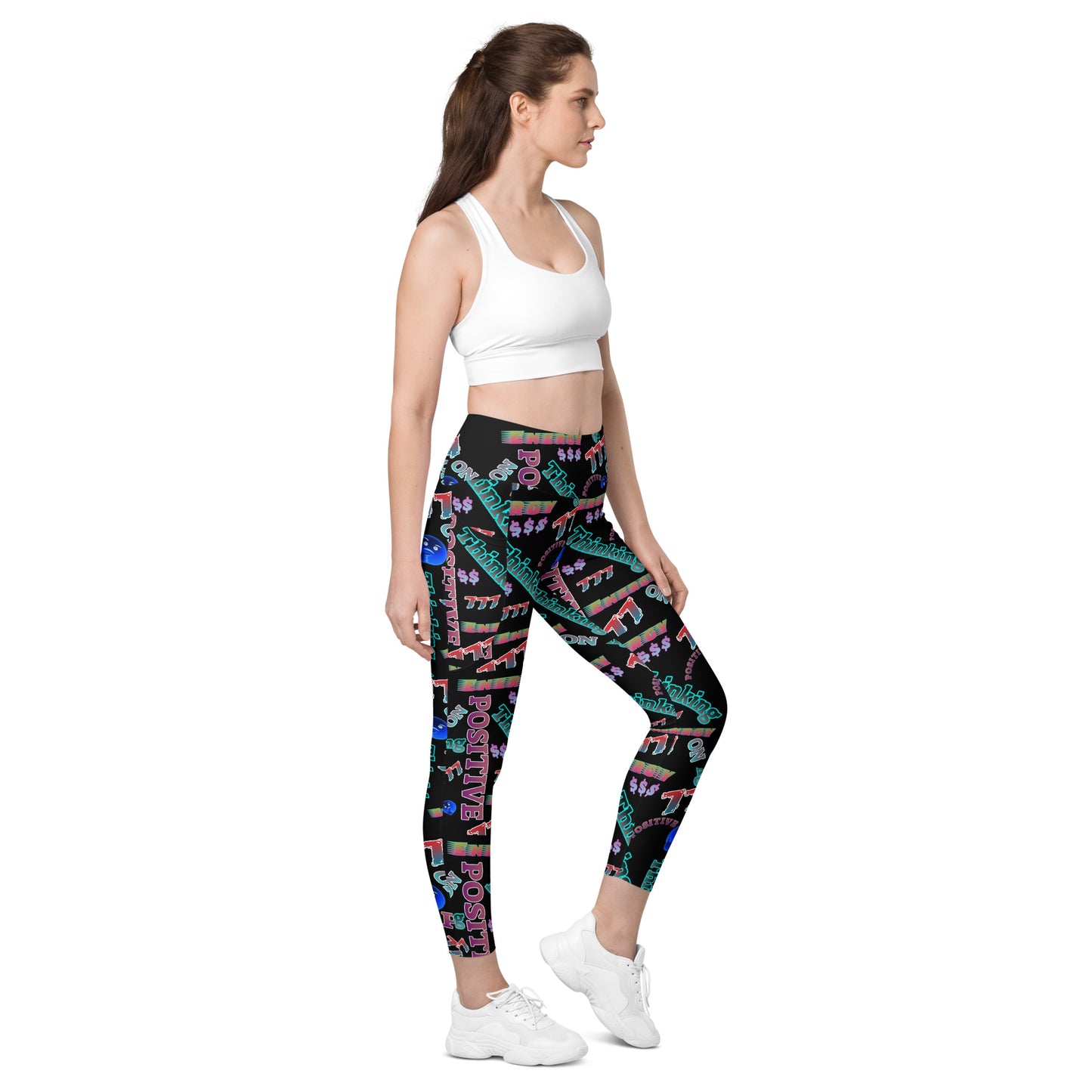 DDB Positive Energy Leggings with pockets 011, by DocBlue Designer Brand