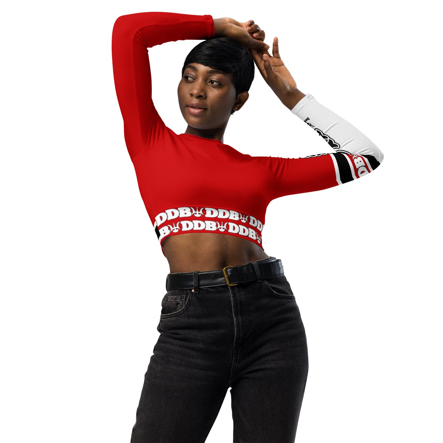 DDB Dominion Long-sleeve Crop Top 010, by DocBlue Designer Brand