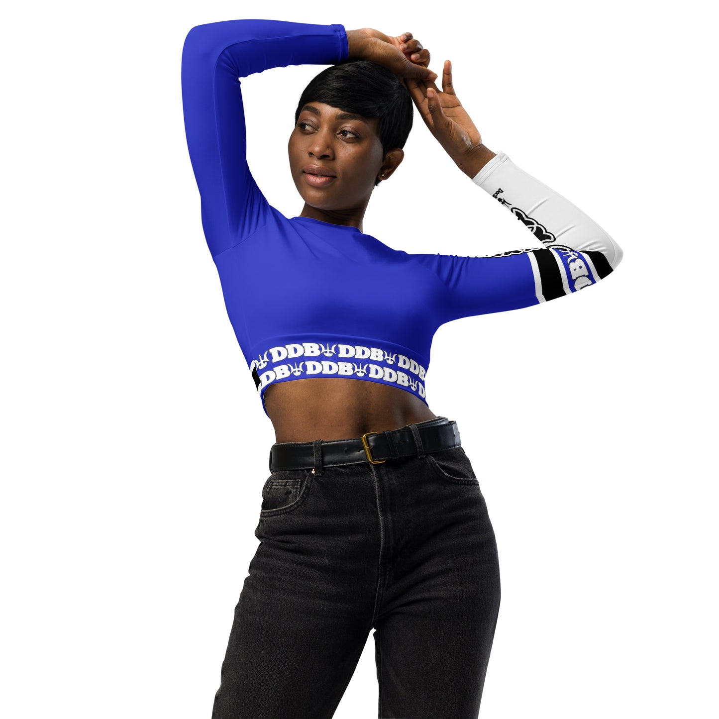 DDB Dominion Long-sleeve Crop Top 011, by DocBlue Designer Brand