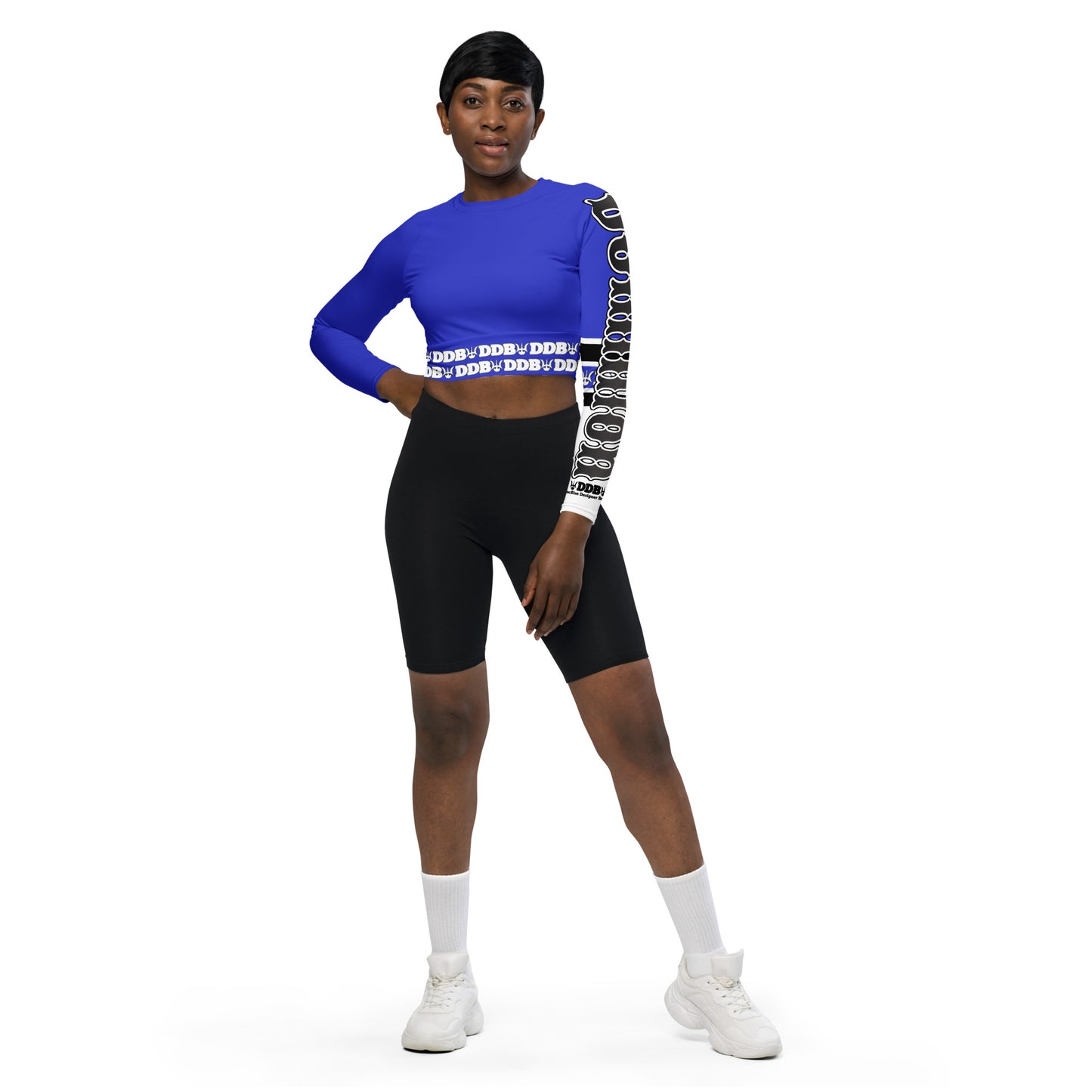 DDB Dominion Long-sleeve Crop Top 011, by DocBlue Designer Brand