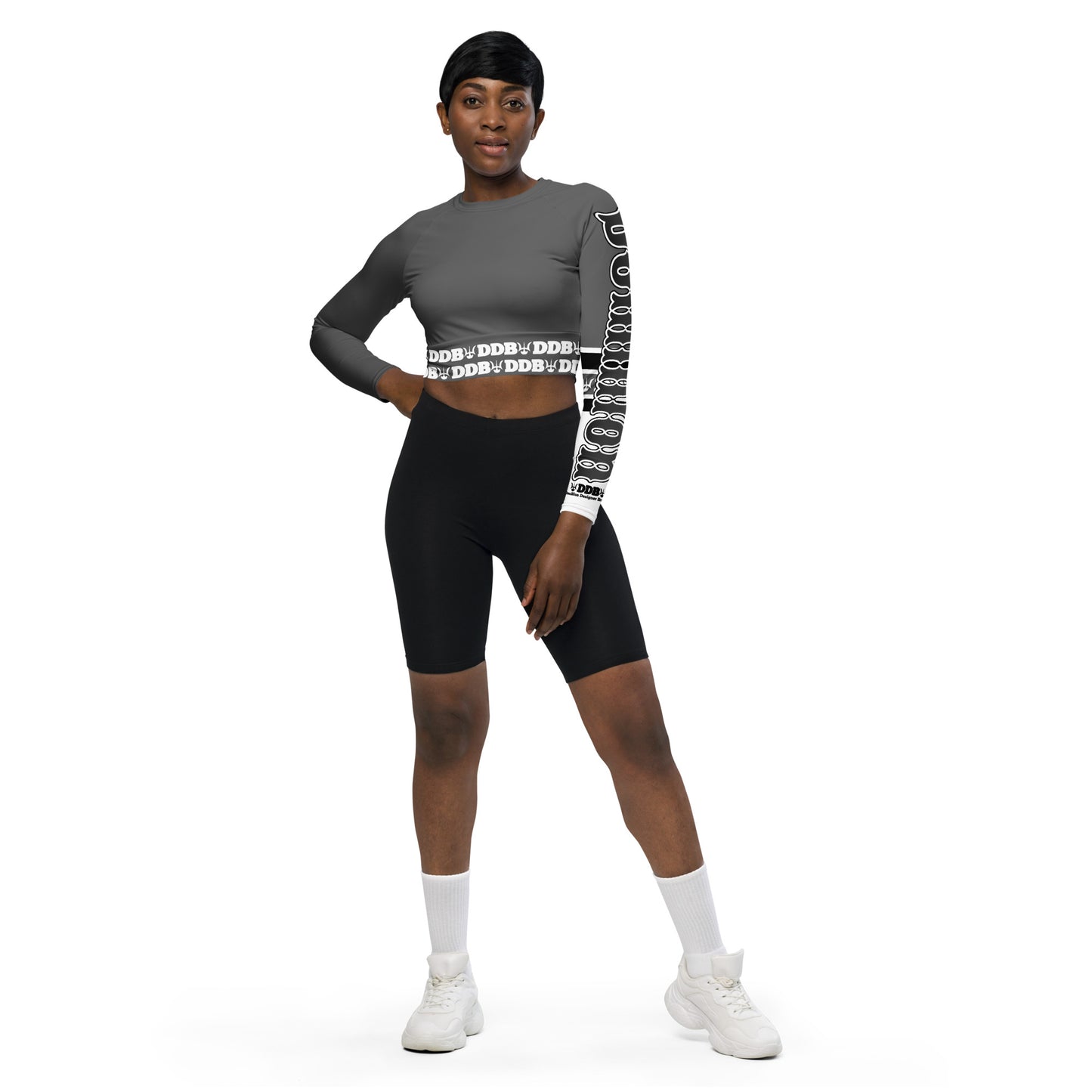 DDB Dominion Long-sleeve Crop Top 013, by DocBlue Designer Brand