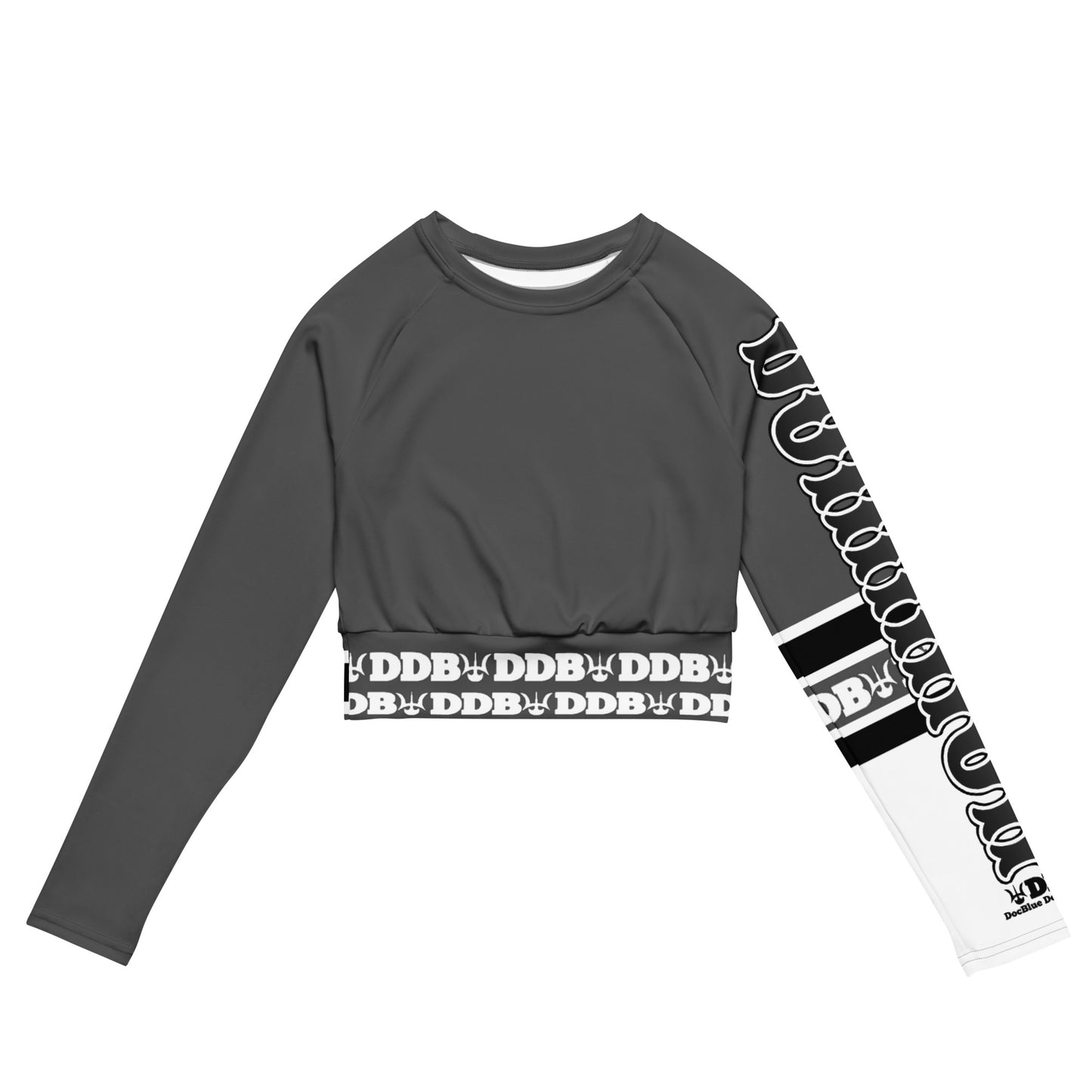 DDB Dominion Long-sleeve Crop Top 013, by DocBlue Designer Brand