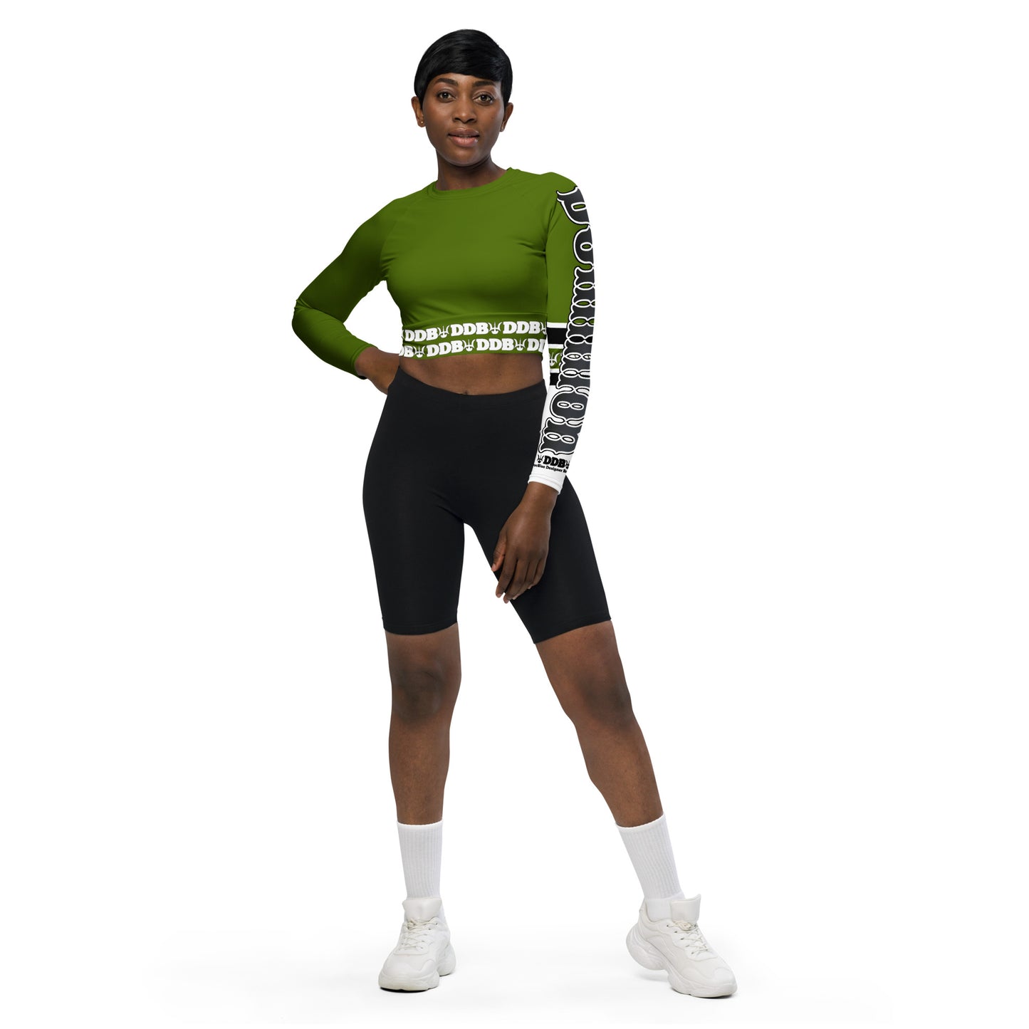 DDB Dominion Long-sleeve Crop Top 012, by DocBlue Designer Brand