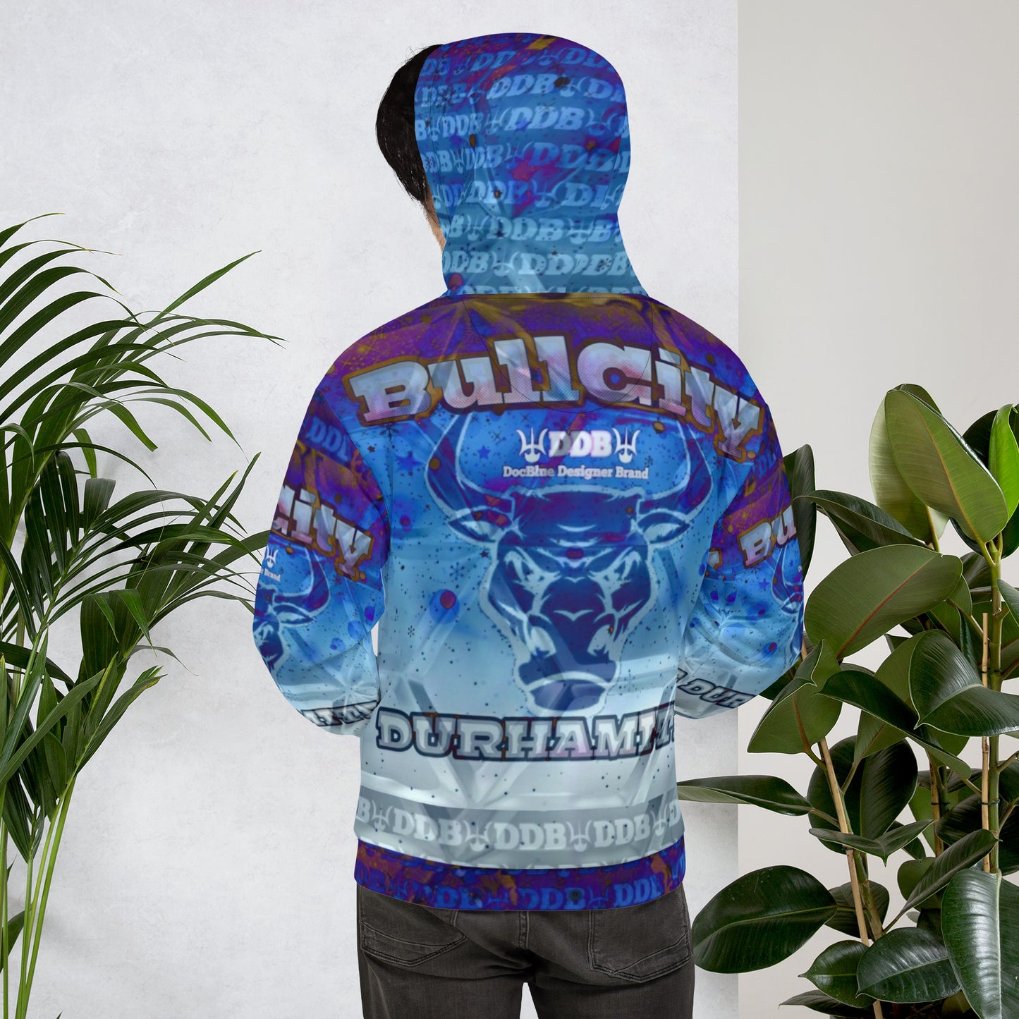 DDB BullCity Durhamite Hoodie 010, by DocBlue Designer Brand