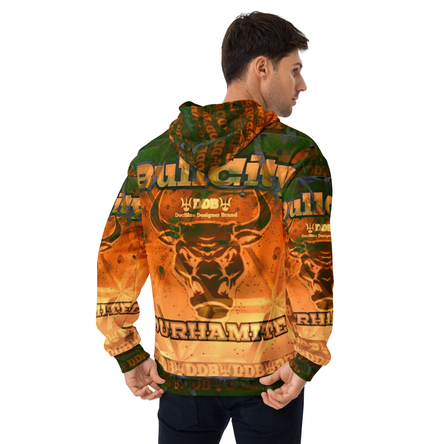 DDB BullCity Durhamite Hoodie 011, by DocBlue Designer Brand