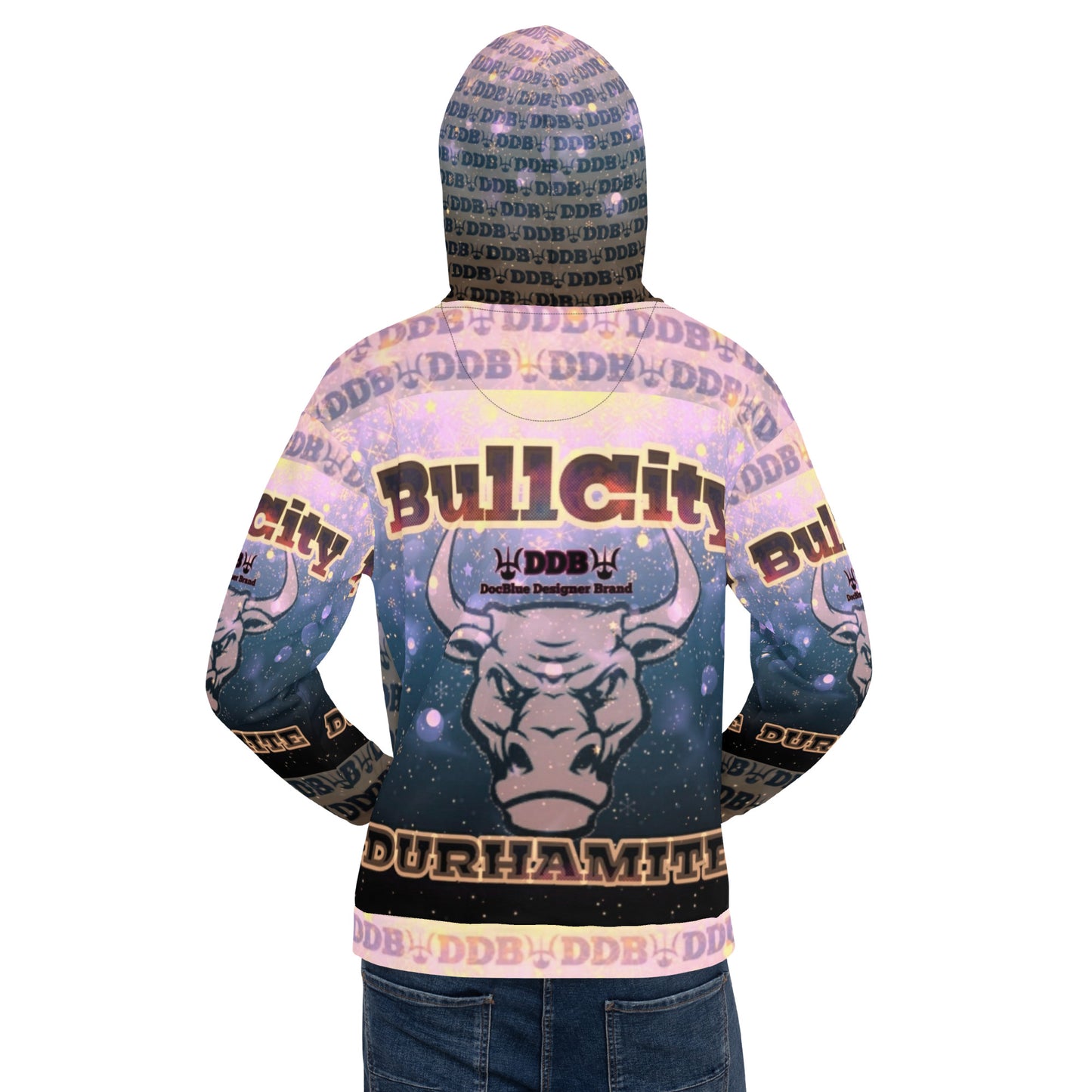 DDB BullCity Durhamite Hoodie 016, by DocBlue Designer Brand