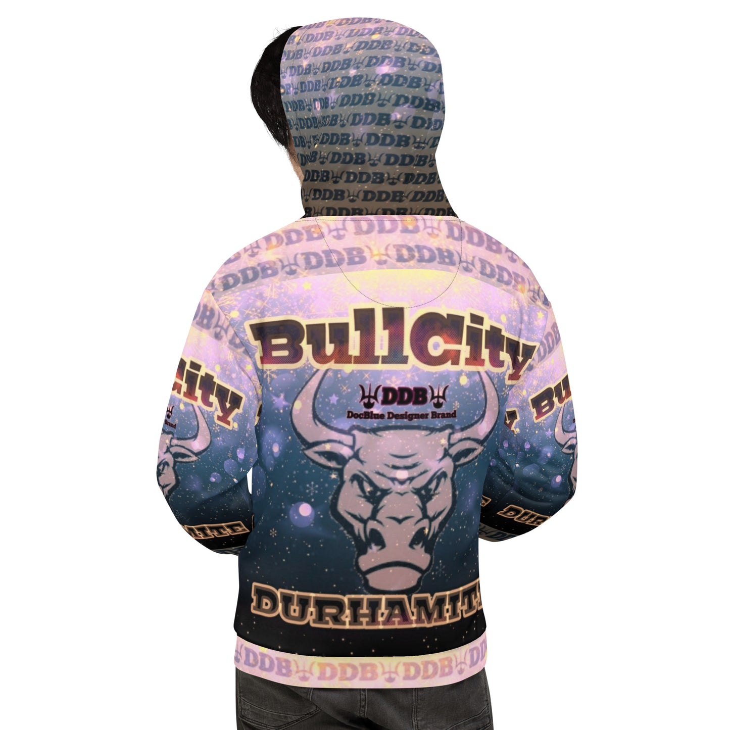 DDB BullCity Durhamite Hoodie 016, by DocBlue Designer Brand