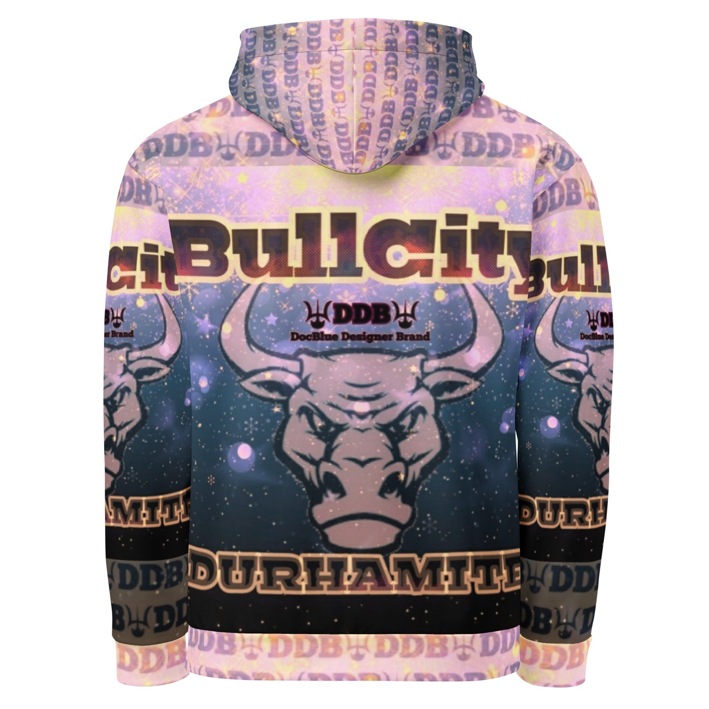 DDB BullCity Durhamite Hoodie 016, by DocBlue Designer Brand