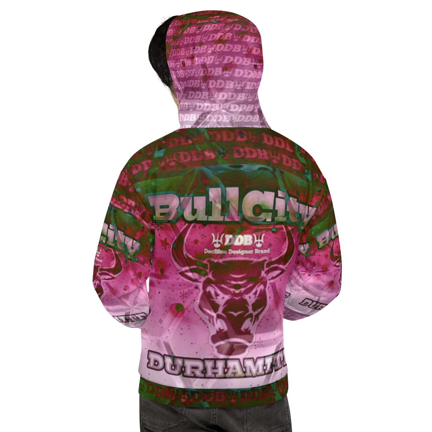 DDB BullCity Durhamite Hoodie 015, by DocBlue Designer Brand