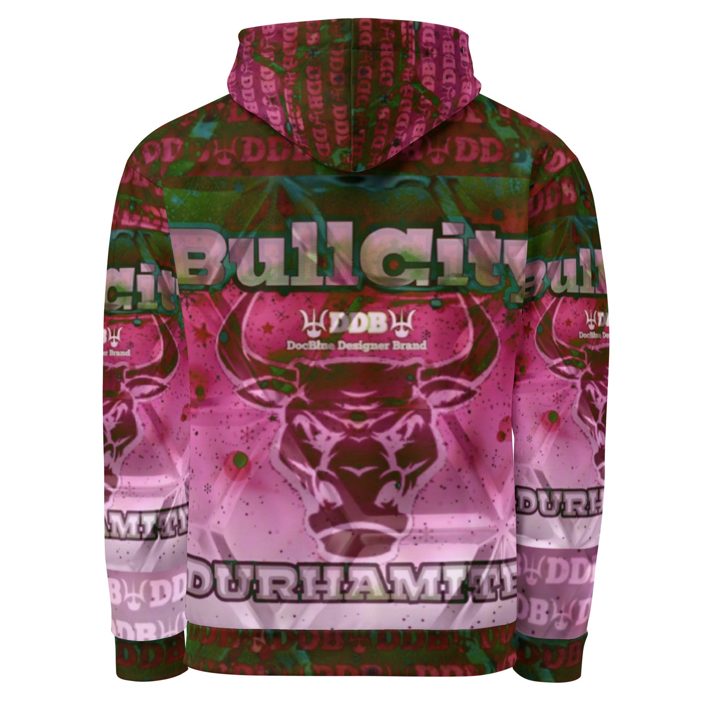 DDB BullCity Durhamite Hoodie 015, by DocBlue Designer Brand