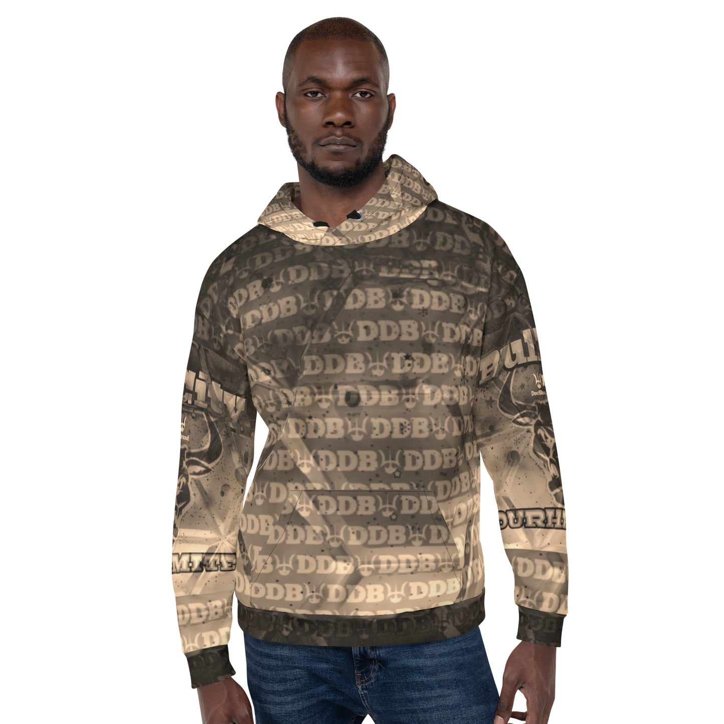 DDB BullCity Durhamite Hoodie 014, by DocBlue Designer Brand