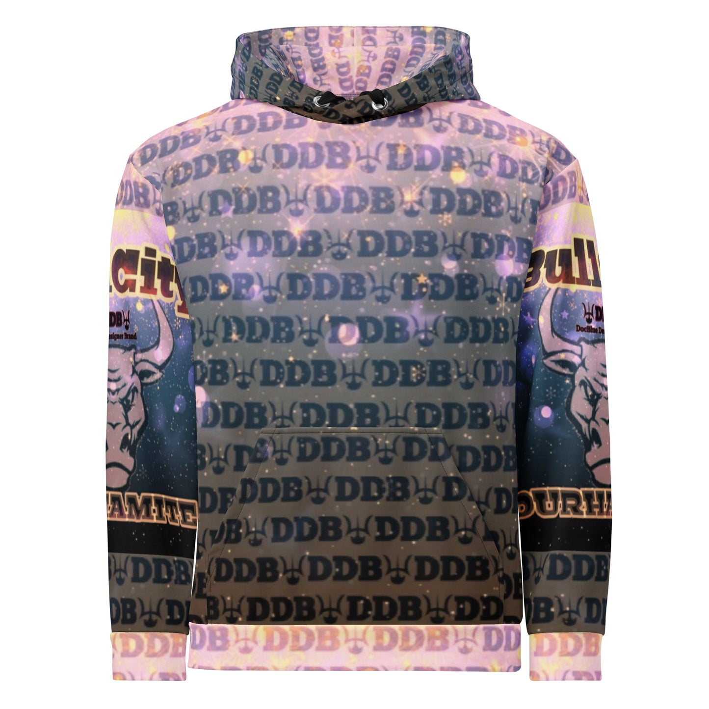 DDB BullCity Durhamite Hoodie 016, by DocBlue Designer Brand