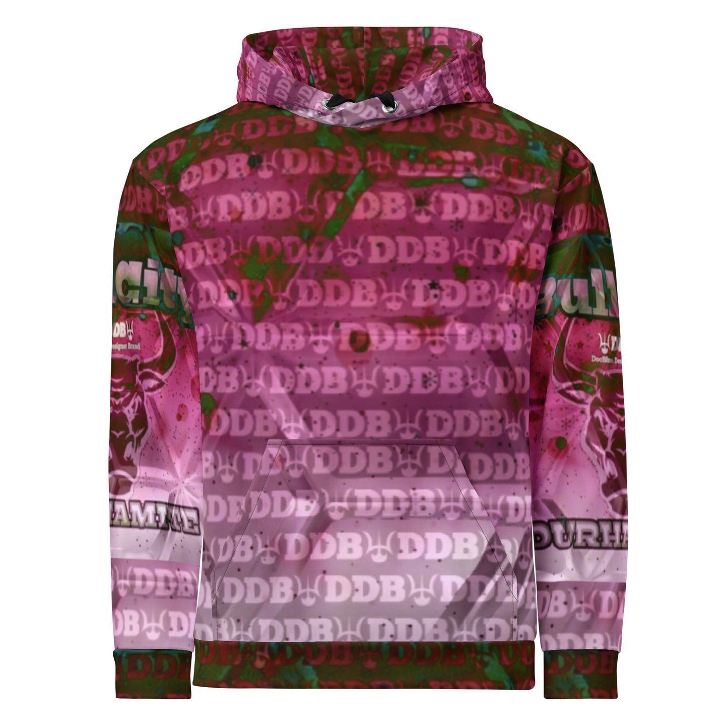 DDB BullCity Durhamite Hoodie 015, by DocBlue Designer Brand