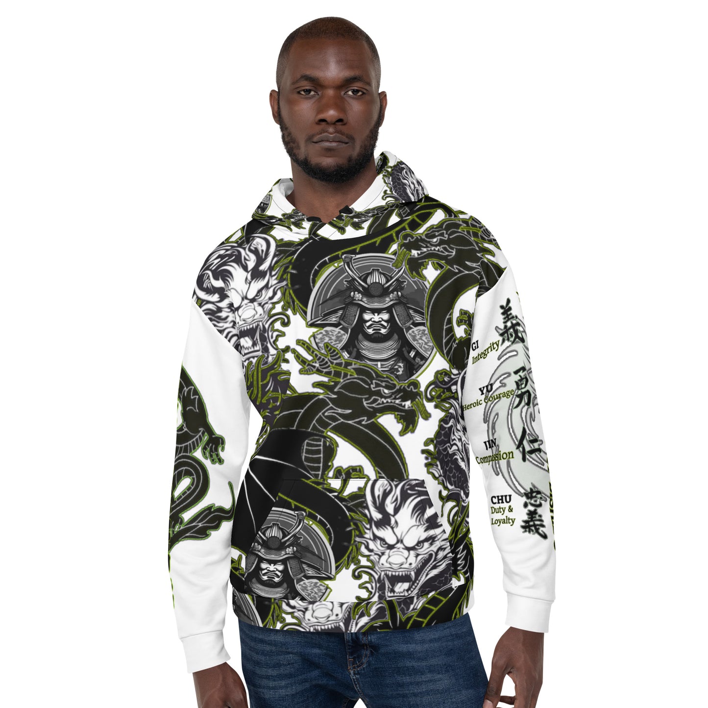 DDB Yasuke Samurai Hoodie 03, by DocBlue Designer Brand