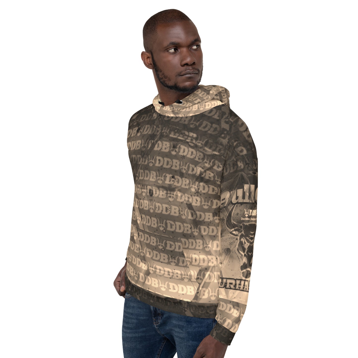 DDB BullCity Durhamite Hoodie 014, by DocBlue Designer Brand