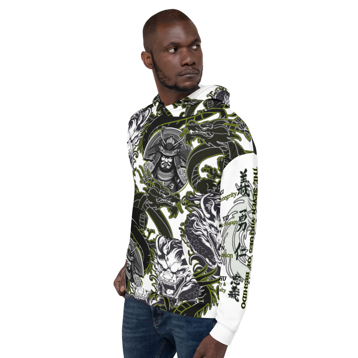 DDB Yasuke Samurai Hoodie 03, by DocBlue Designer Brand