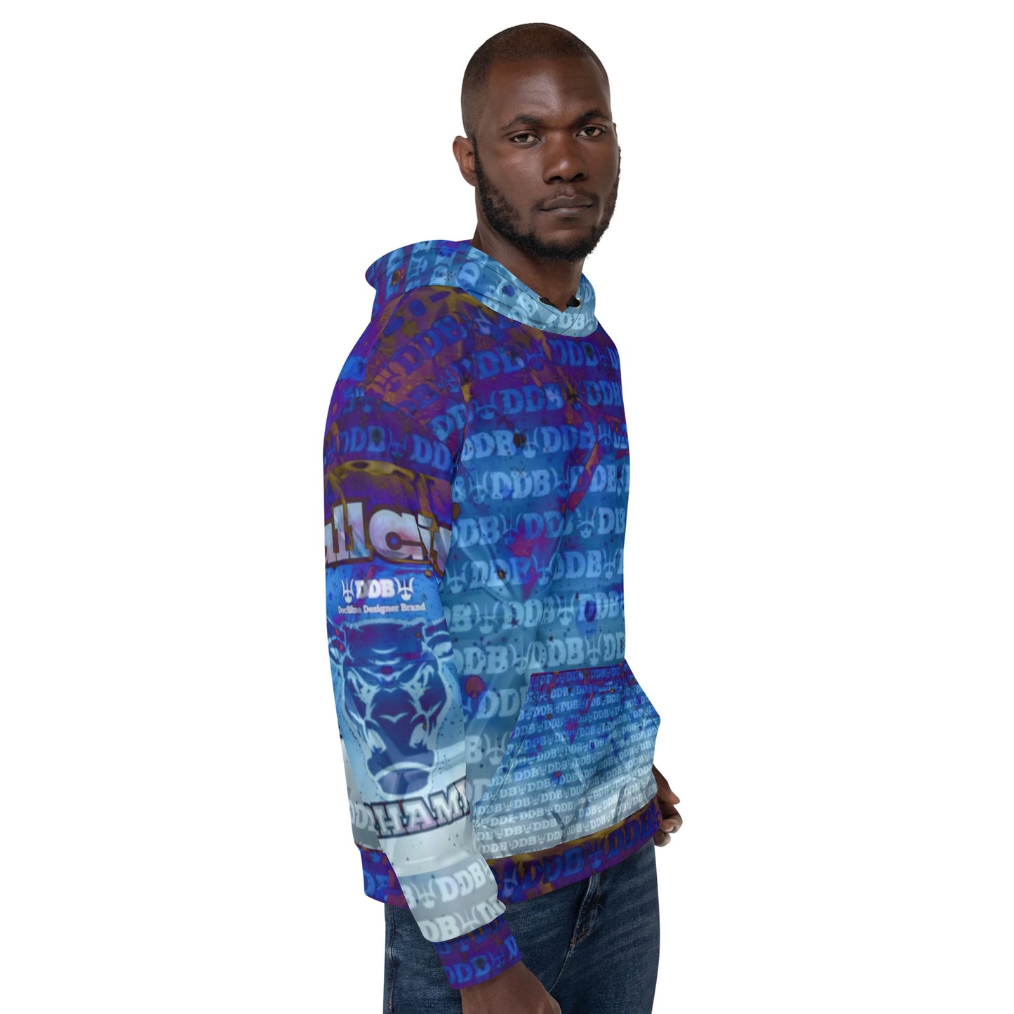 DDB BullCity Durhamite Hoodie 010, by DocBlue Designer Brand