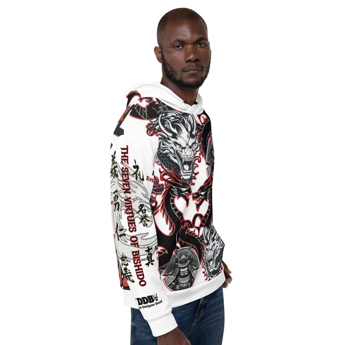 DDB Yasuke Samurai Hoodie 010, by DocBlue Designer Brand