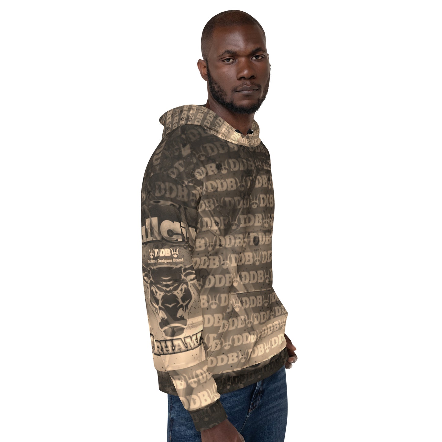 DDB BullCity Durhamite Hoodie 014, by DocBlue Designer Brand