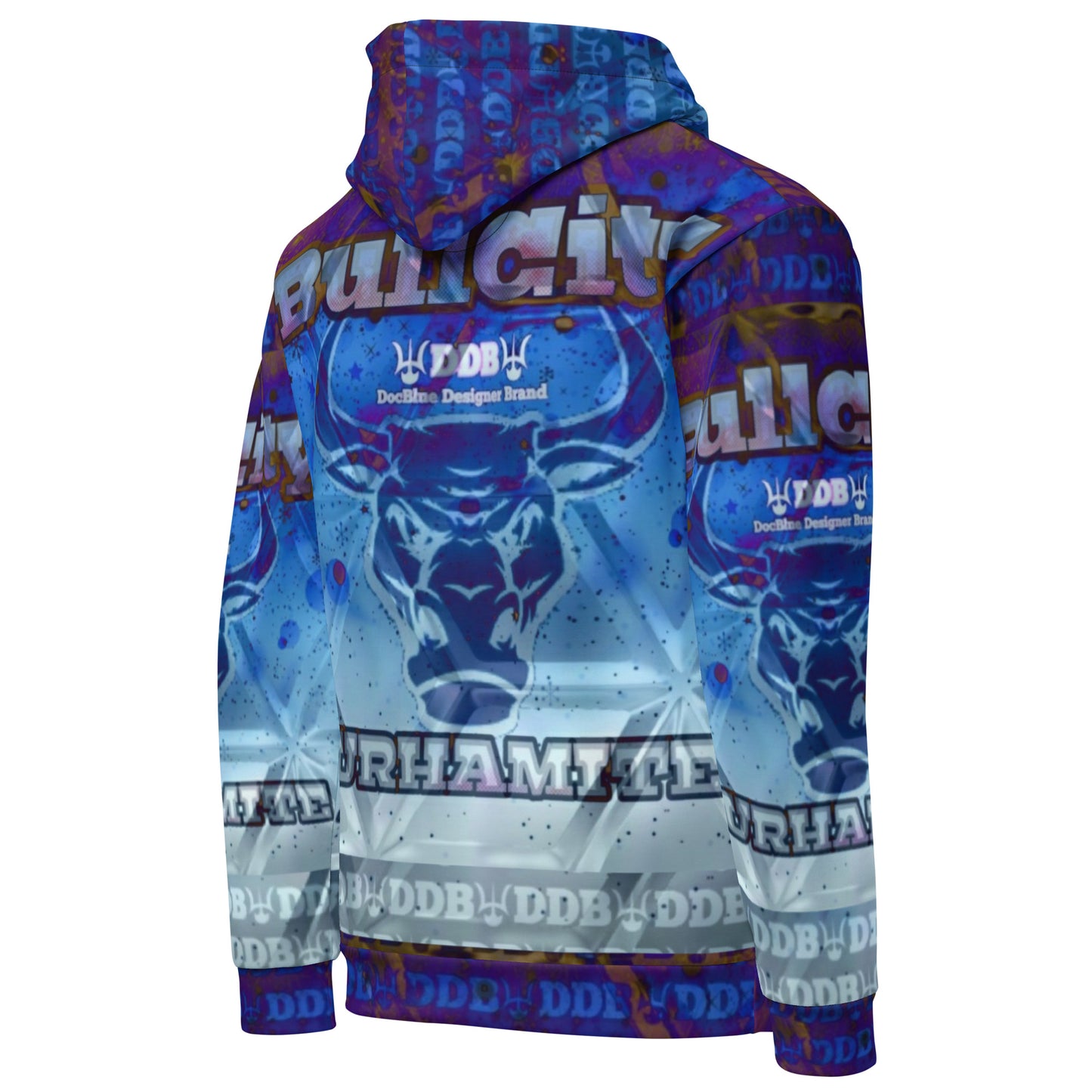 DDB BullCity Durhamite Hoodie 010, by DocBlue Designer Brand