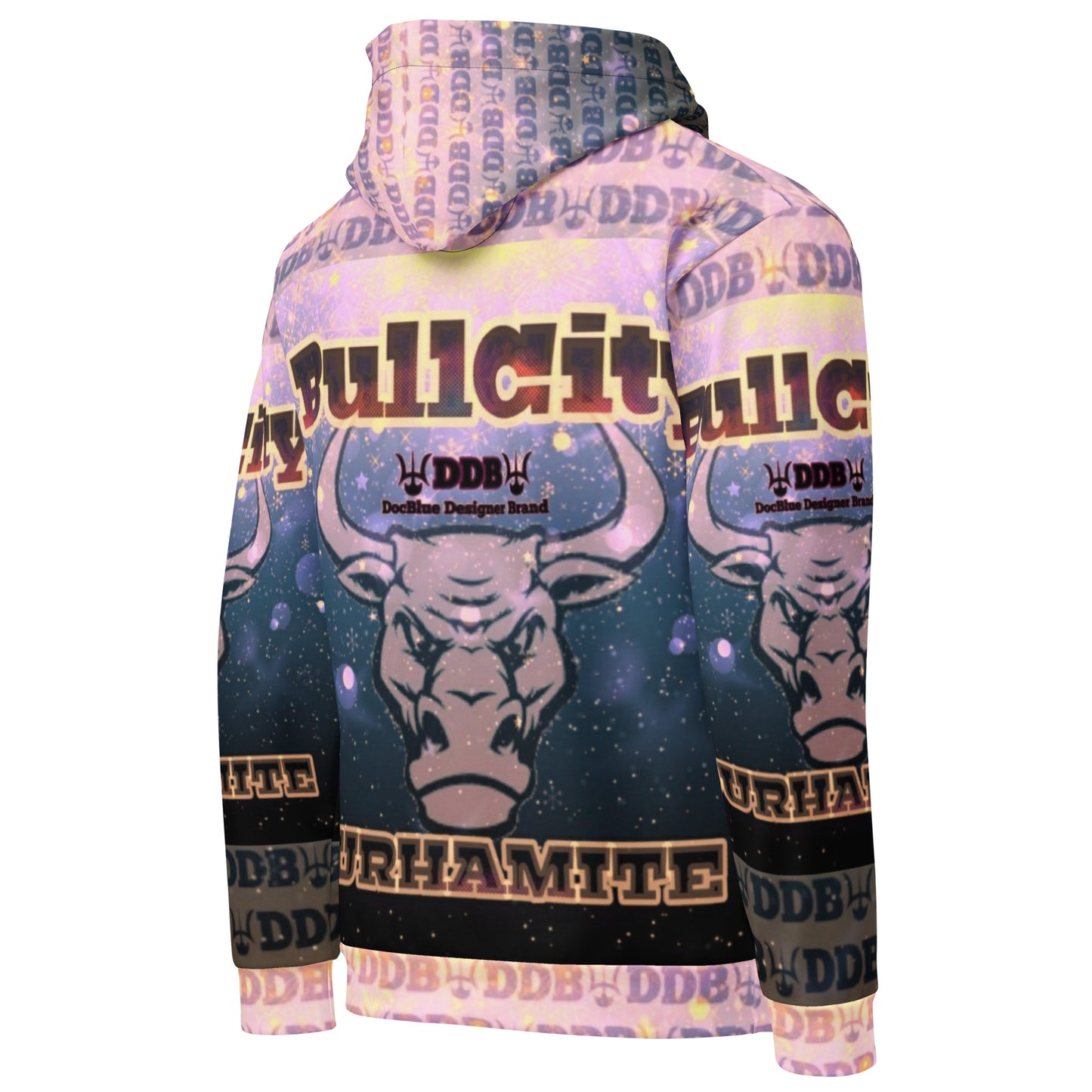 DDB BullCity Durhamite Hoodie 016, by DocBlue Designer Brand