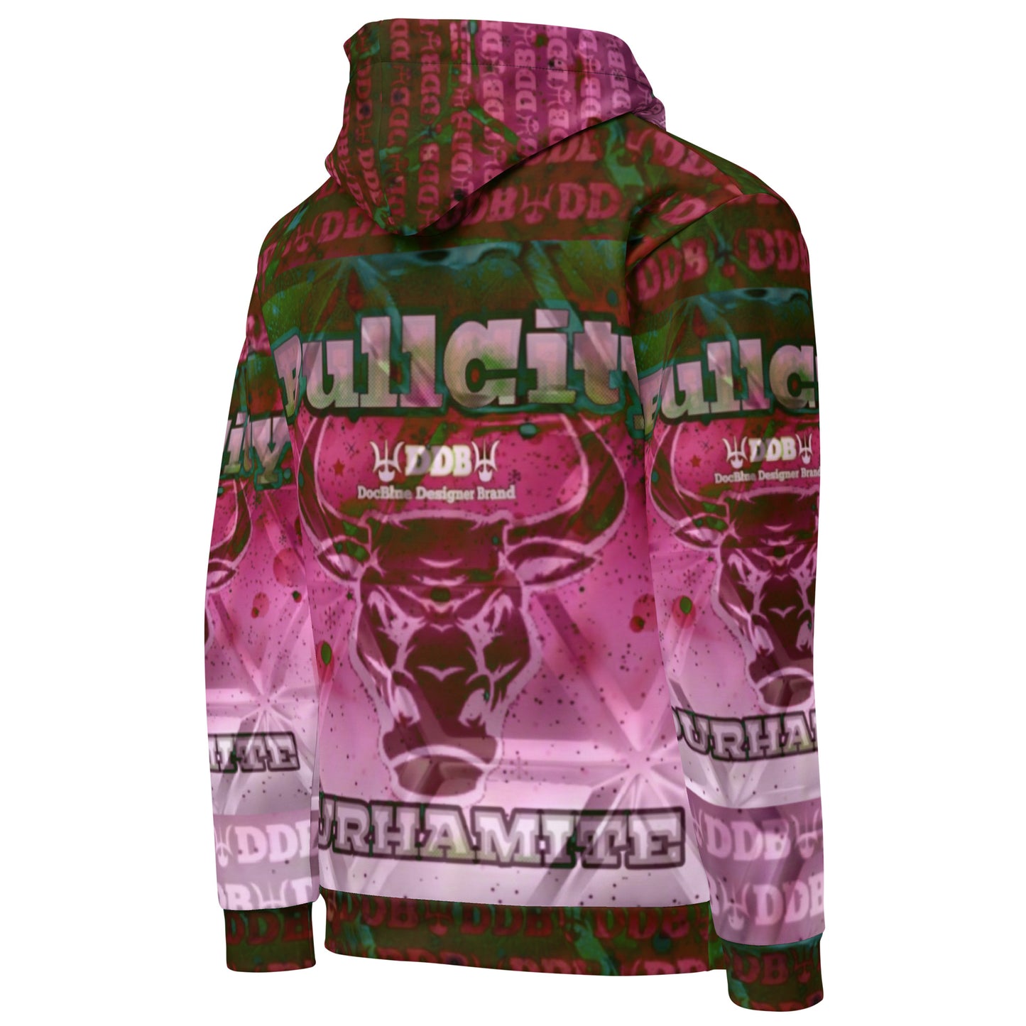 DDB BullCity Durhamite Hoodie 015, by DocBlue Designer Brand