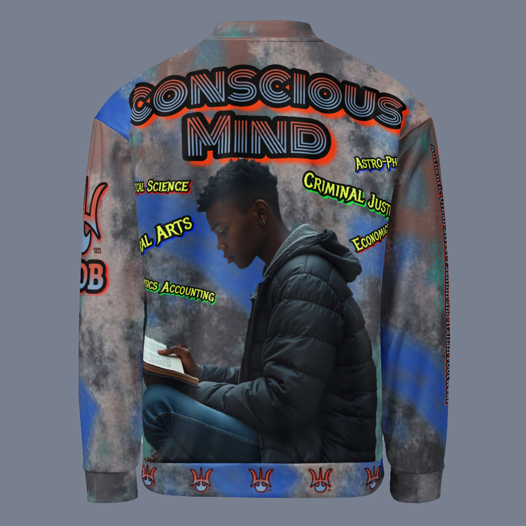 DDB Conscious Mind Bomber Jacket 010, by DocBlue Designer