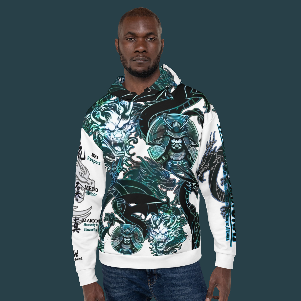 DDB Yasuke Samurai Hoodie 011, by DocBlue Designer Brand