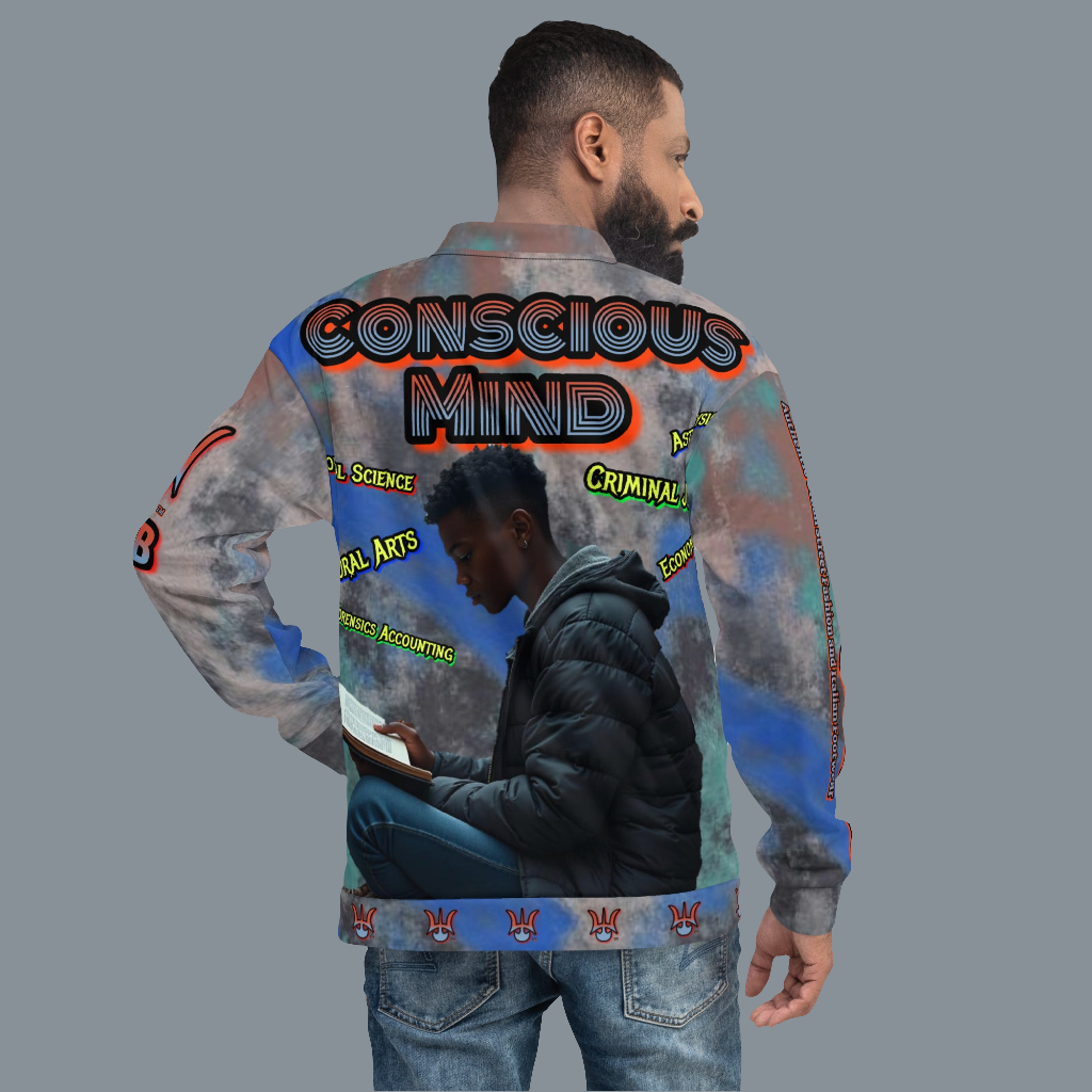 DDB Conscious Mind Bomber Jacket 010, by DocBlue Designer