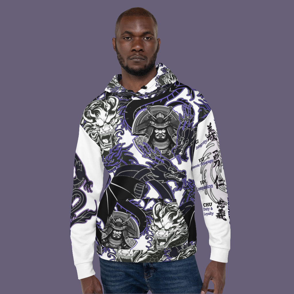 DDB Yasuke Samurai Hoodie 04, by DocBlue Designer Brand