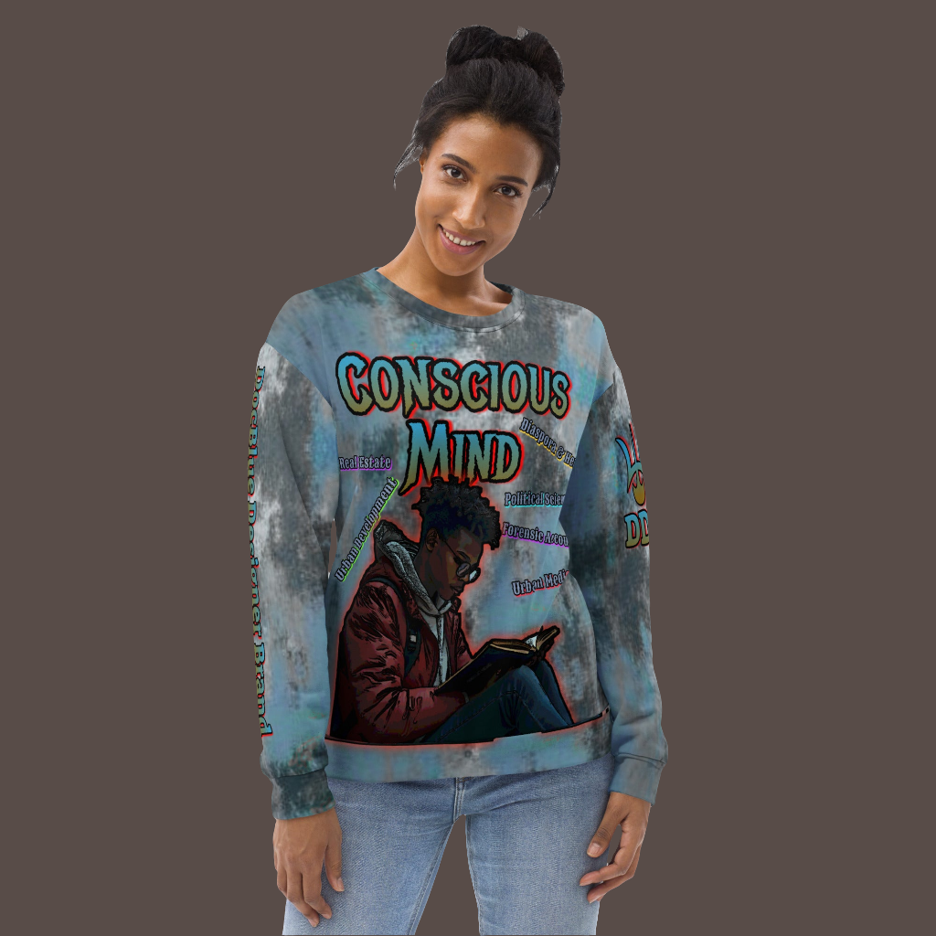 DDB Conscious Mind Sweatshirt 025, by DocBlue Designer Brand