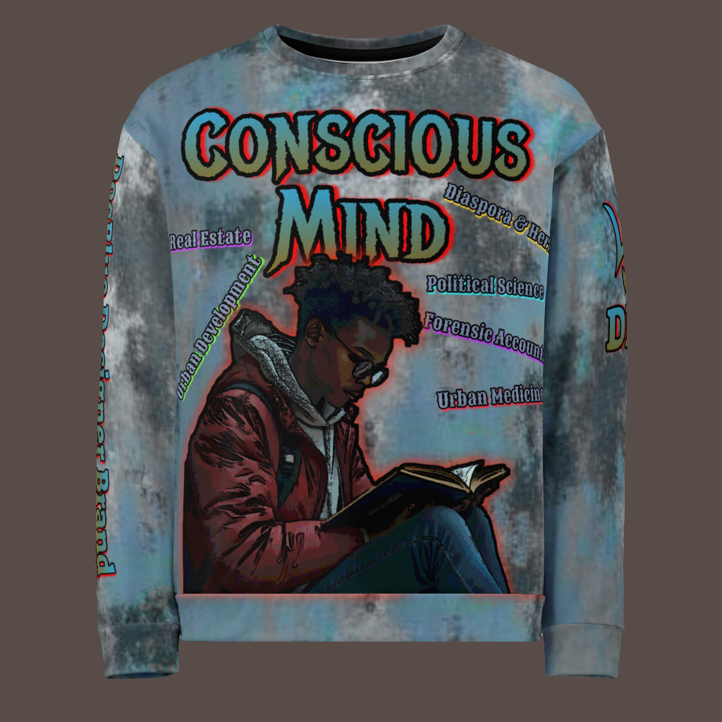 DDB Conscious Mind Sweatshirt 025, by DocBlue Designer Brand