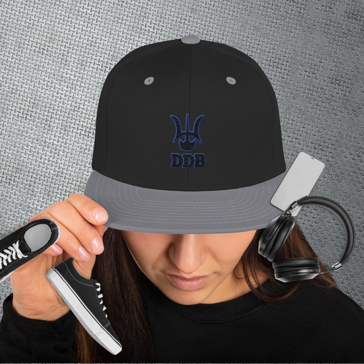 DDB Snapback Hat 002, by DocBlue Designer Brand