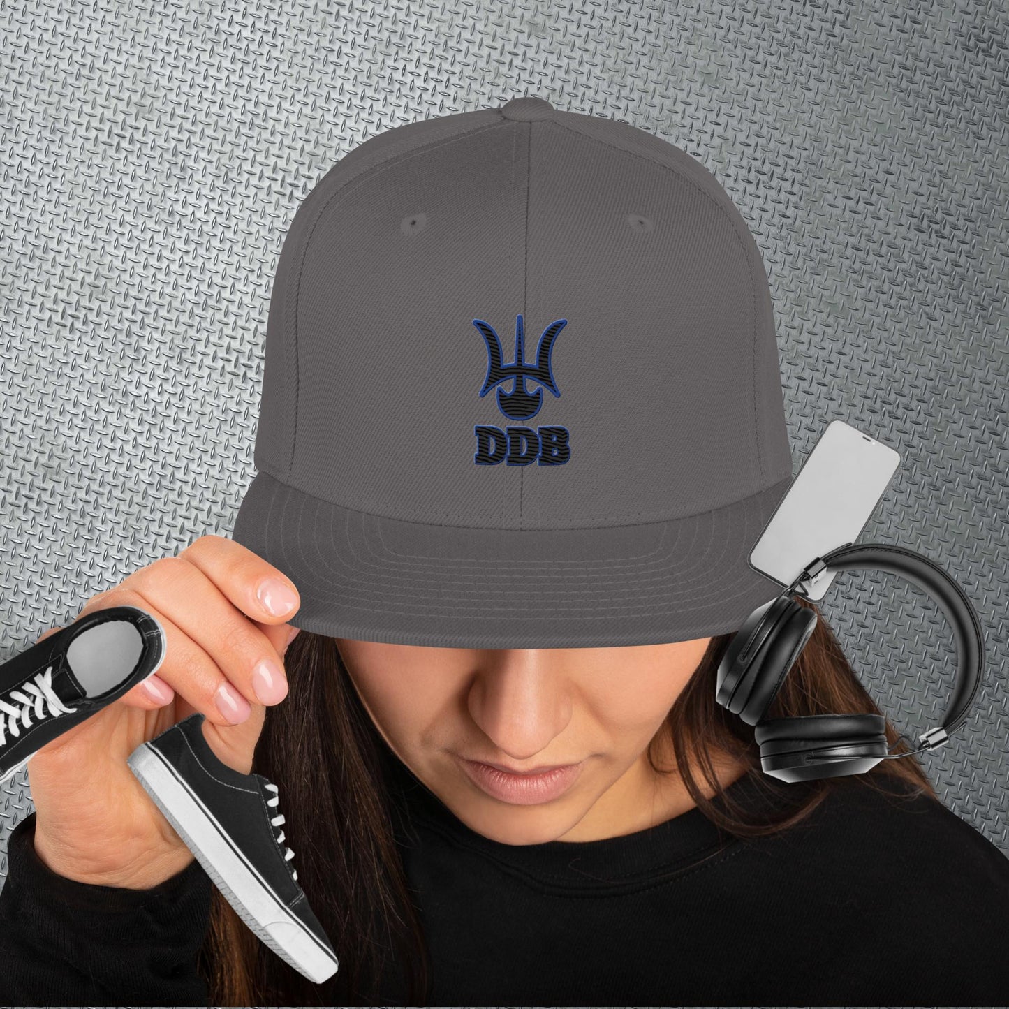 DDB Snapback Hat 002, by DocBlue Designer Brand