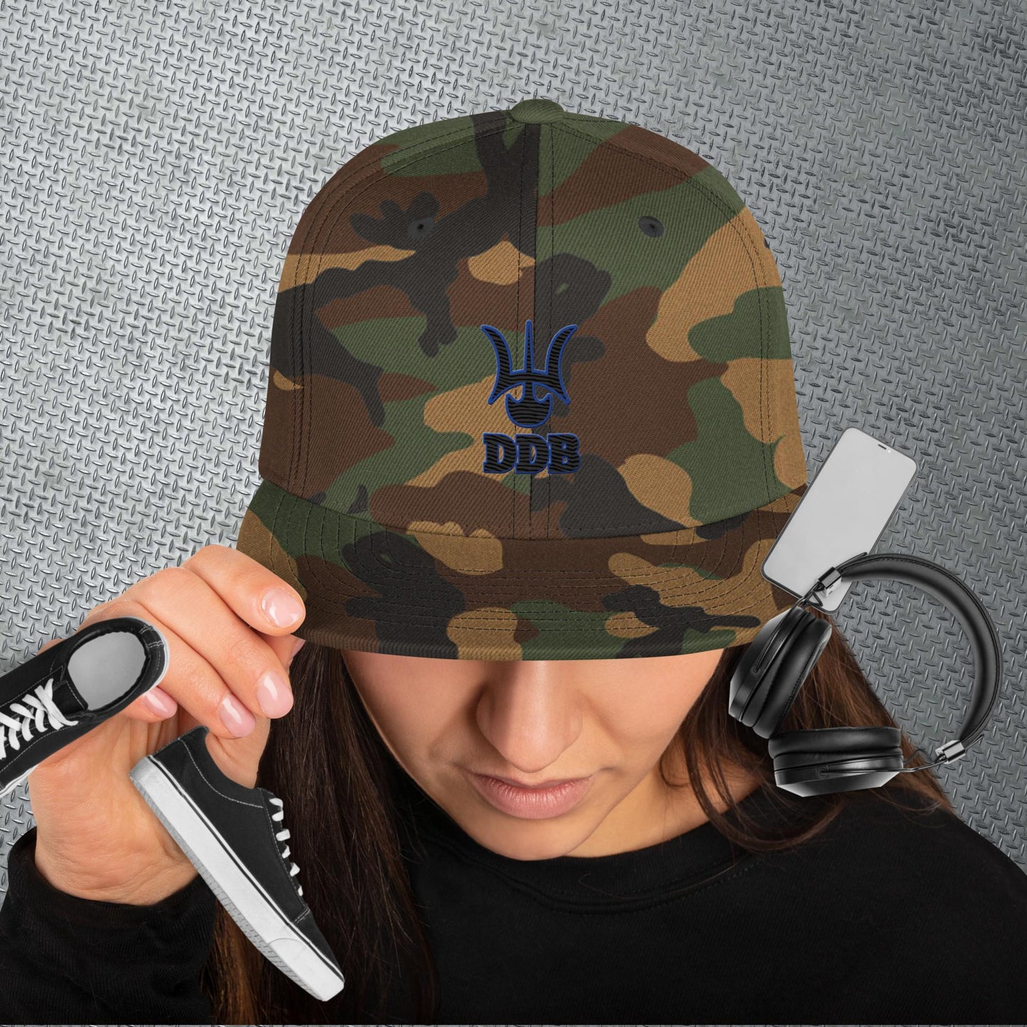 DDB Snapback Hat 002, by DocBlue Designer Brand