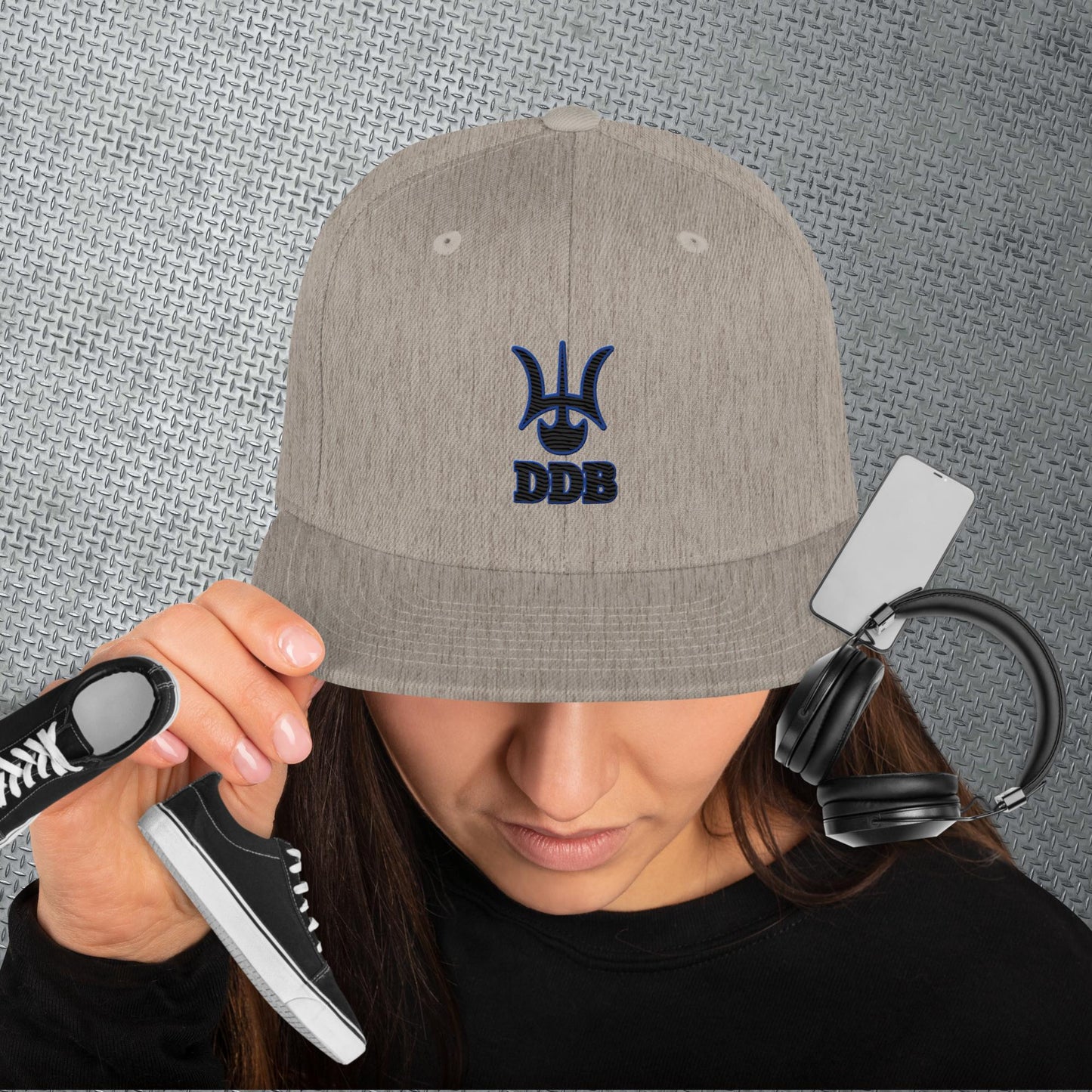 DDB Snapback Hat 002, by DocBlue Designer Brand