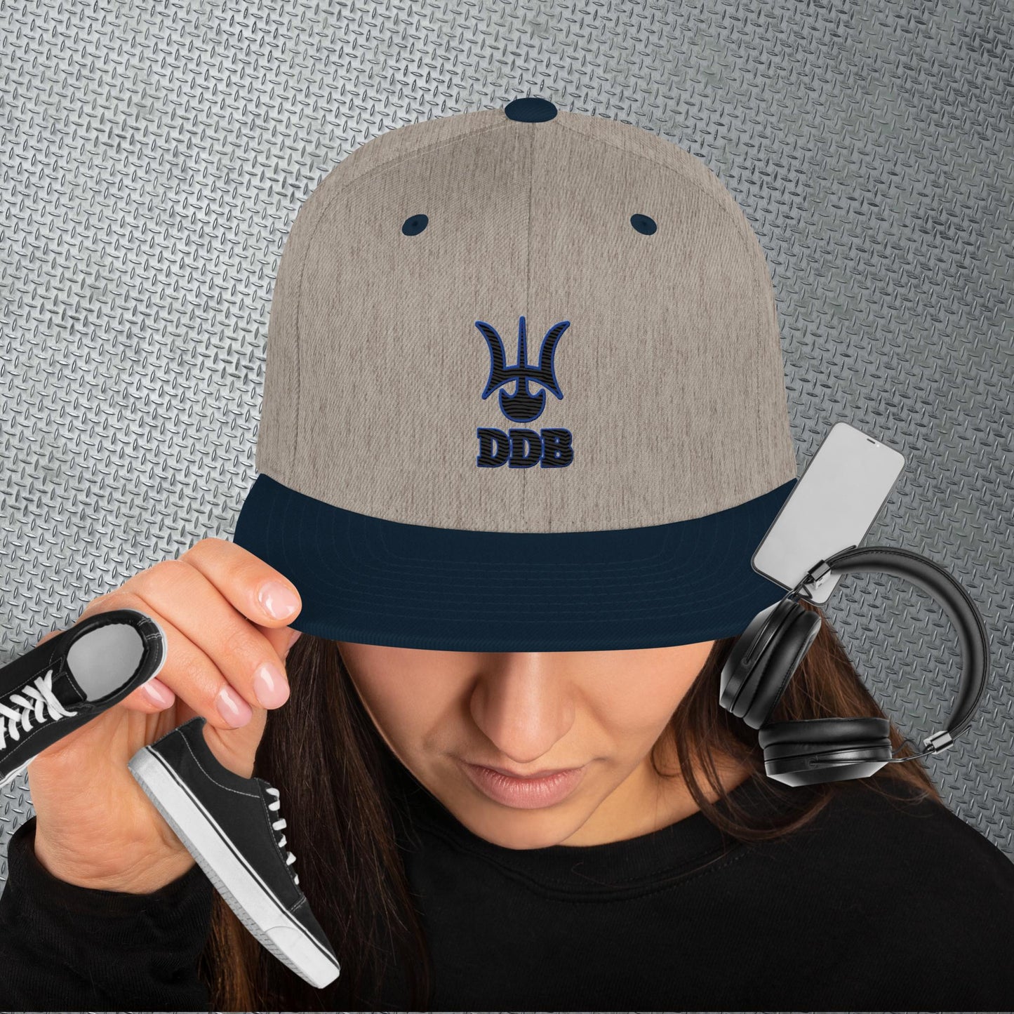 DDB Snapback Hat 002, by DocBlue Designer Brand