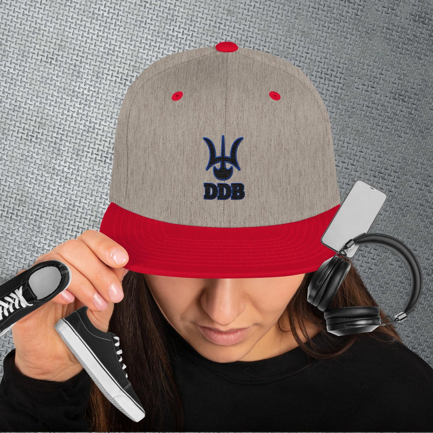 DDB Snapback Hat 002, by DocBlue Designer Brand