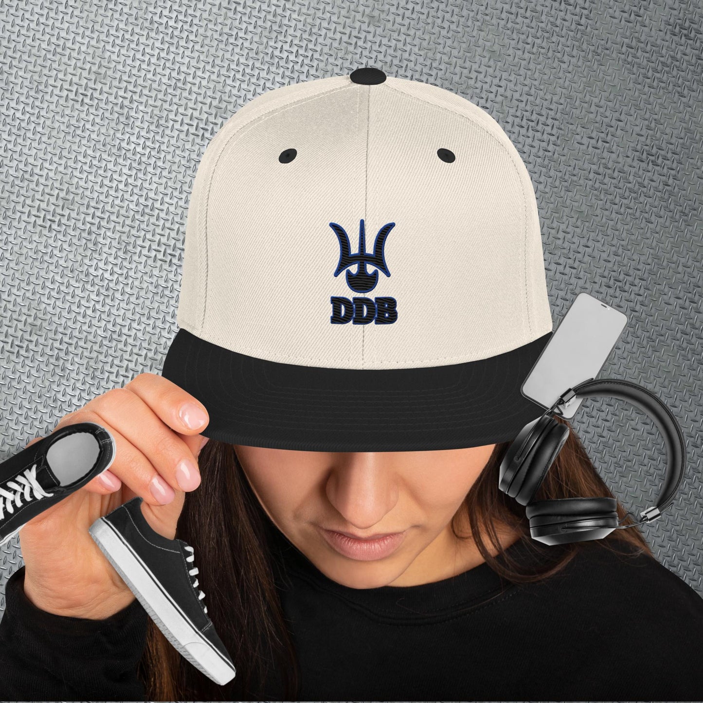 DDB Snapback Hat 002, by DocBlue Designer Brand