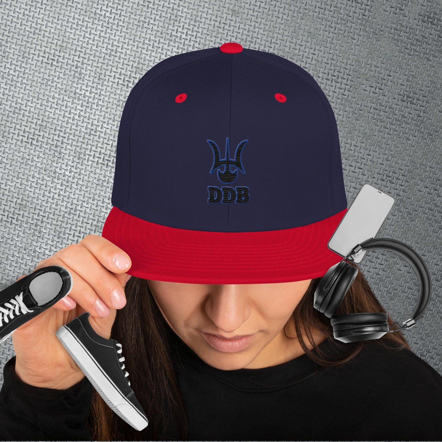 DDB Snapback Hat 002, by DocBlue Designer Brand