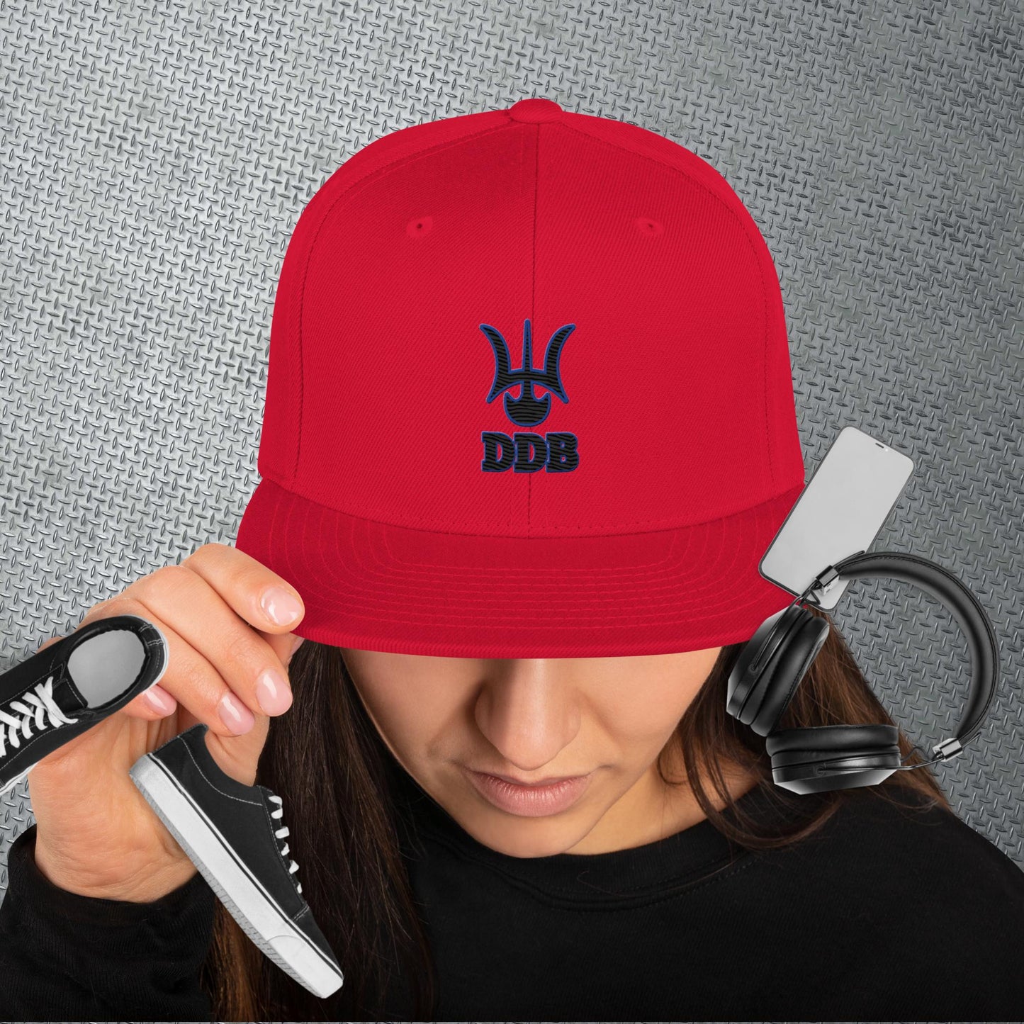 DDB Snapback Hat 002, by DocBlue Designer Brand