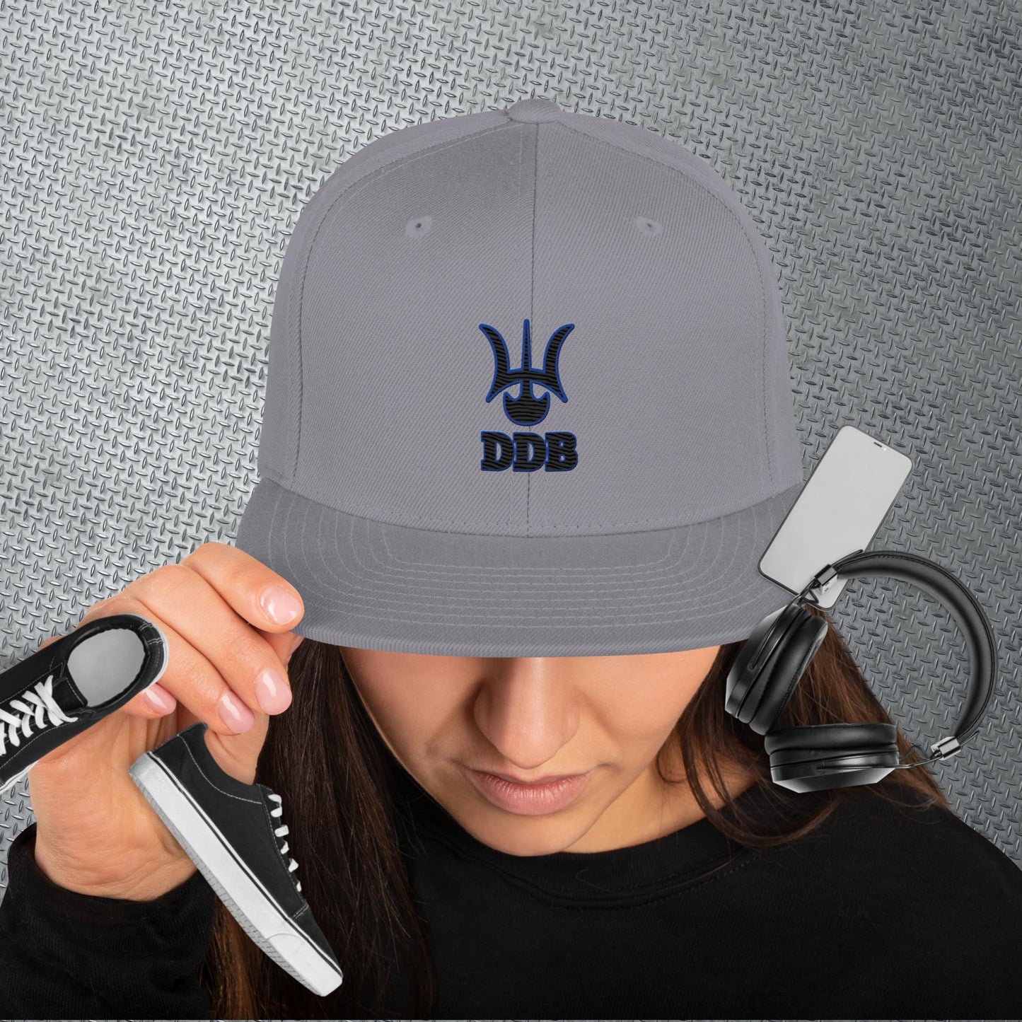 DDB Snapback Hat 002, by DocBlue Designer Brand