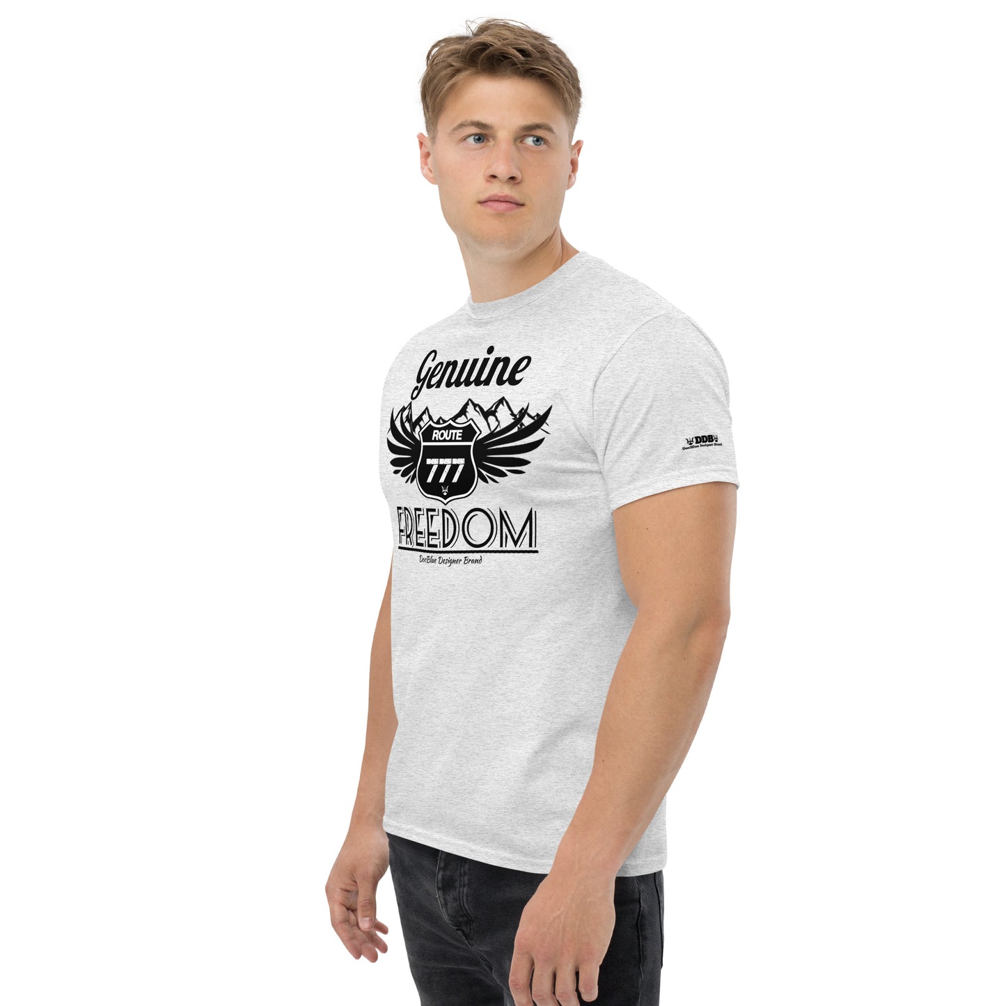 DDB Men's Route 777 Classic Tee 010, by DocBlue Designer Brand